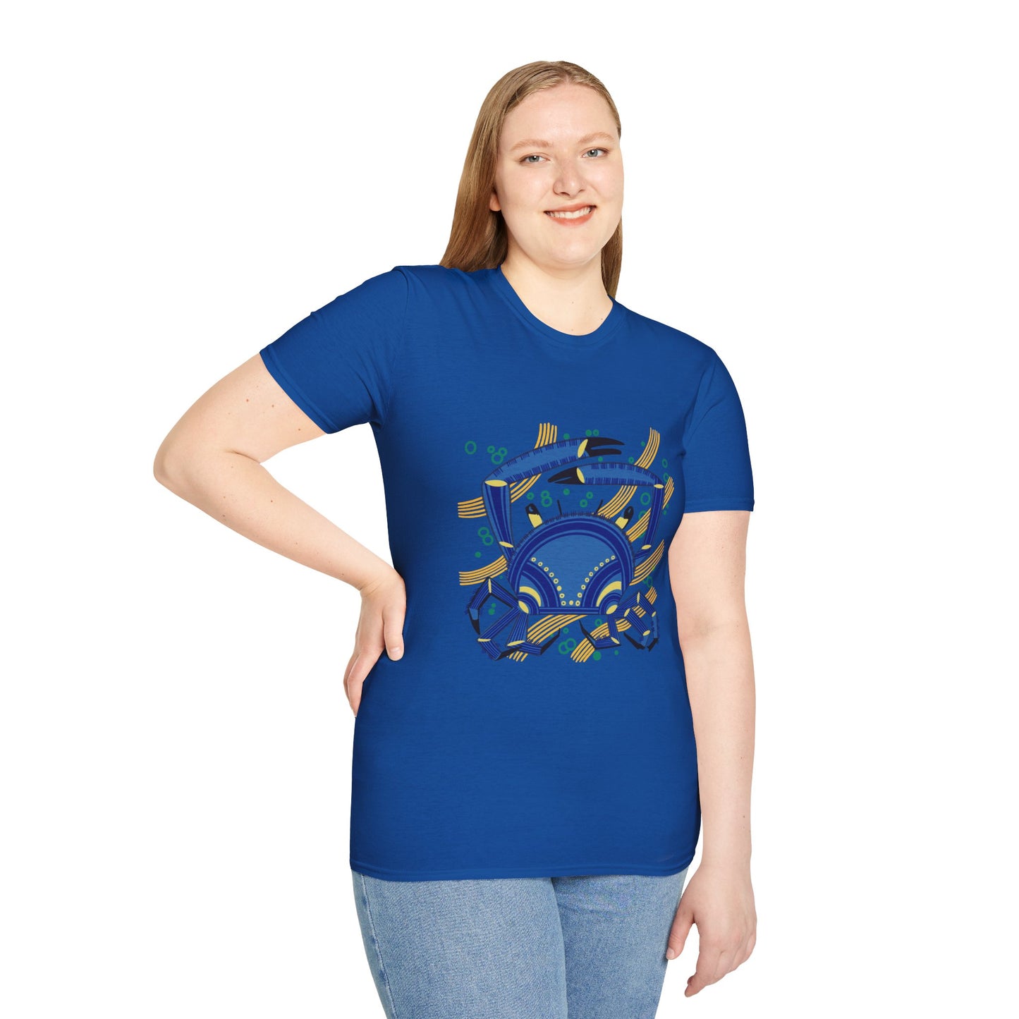 "Le Crabe" illustration by Mathurin Méheut TShirt — Coastal Sea Graphic Tees