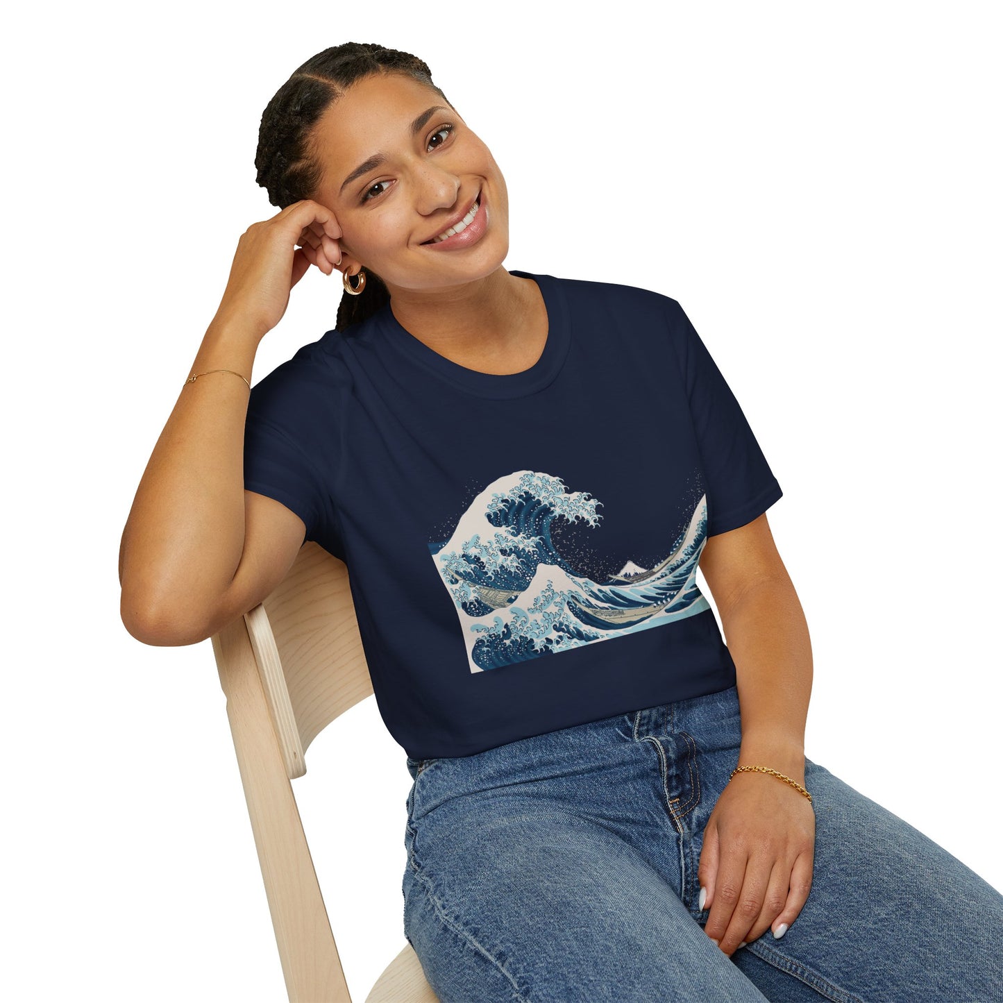 Hokusai Wave Print T‑Shirt — Great Wave Inspired Graphic Tee