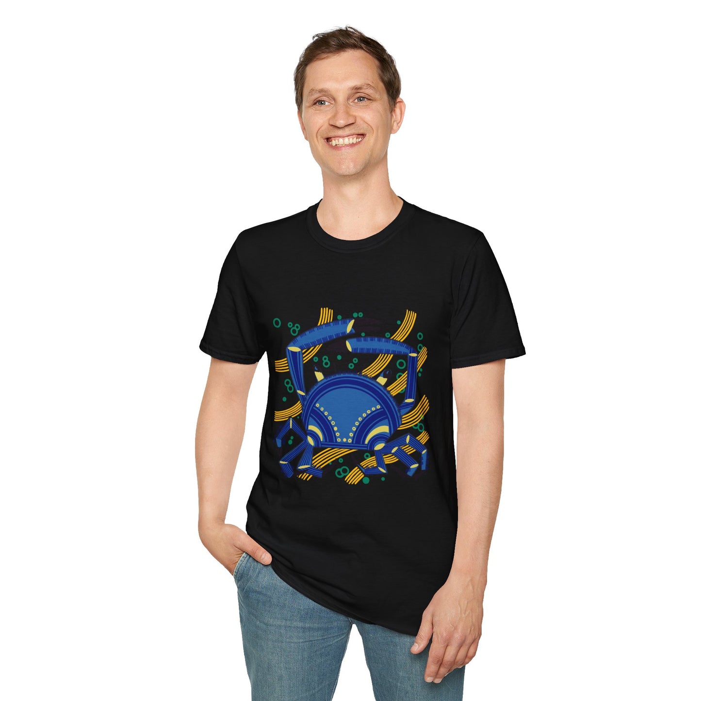 "Le Crabe" illustration by Mathurin Méheut TShirt — Coastal Sea Graphic Tees
