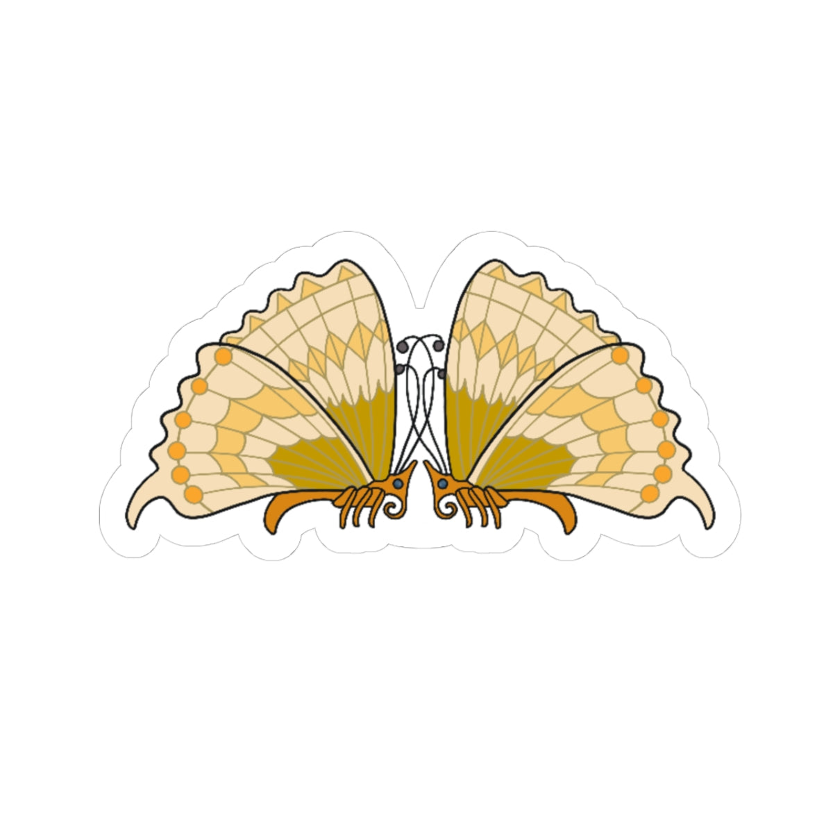 Elegant Butterfly Sticker