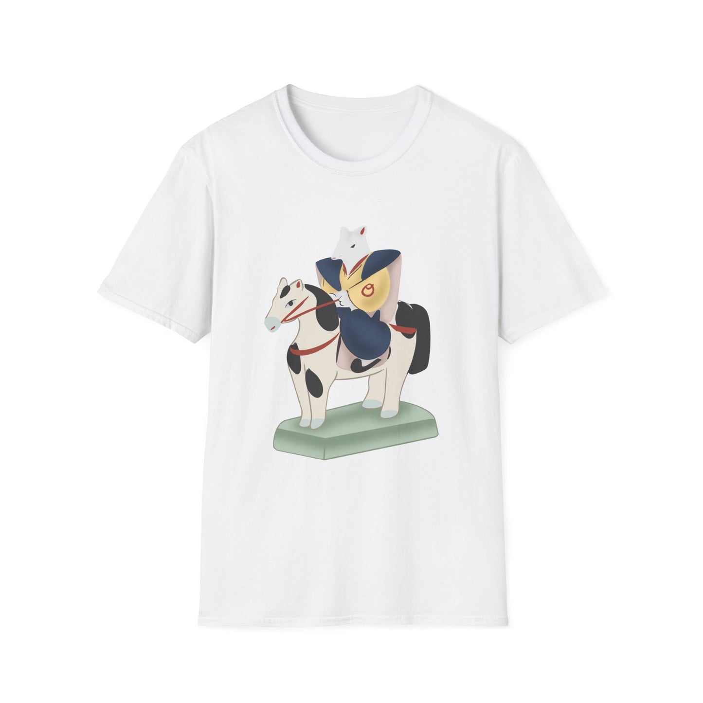 Miharu-goma Horse TShirt — Traditional Japanese Toy Horse Graphic Tee