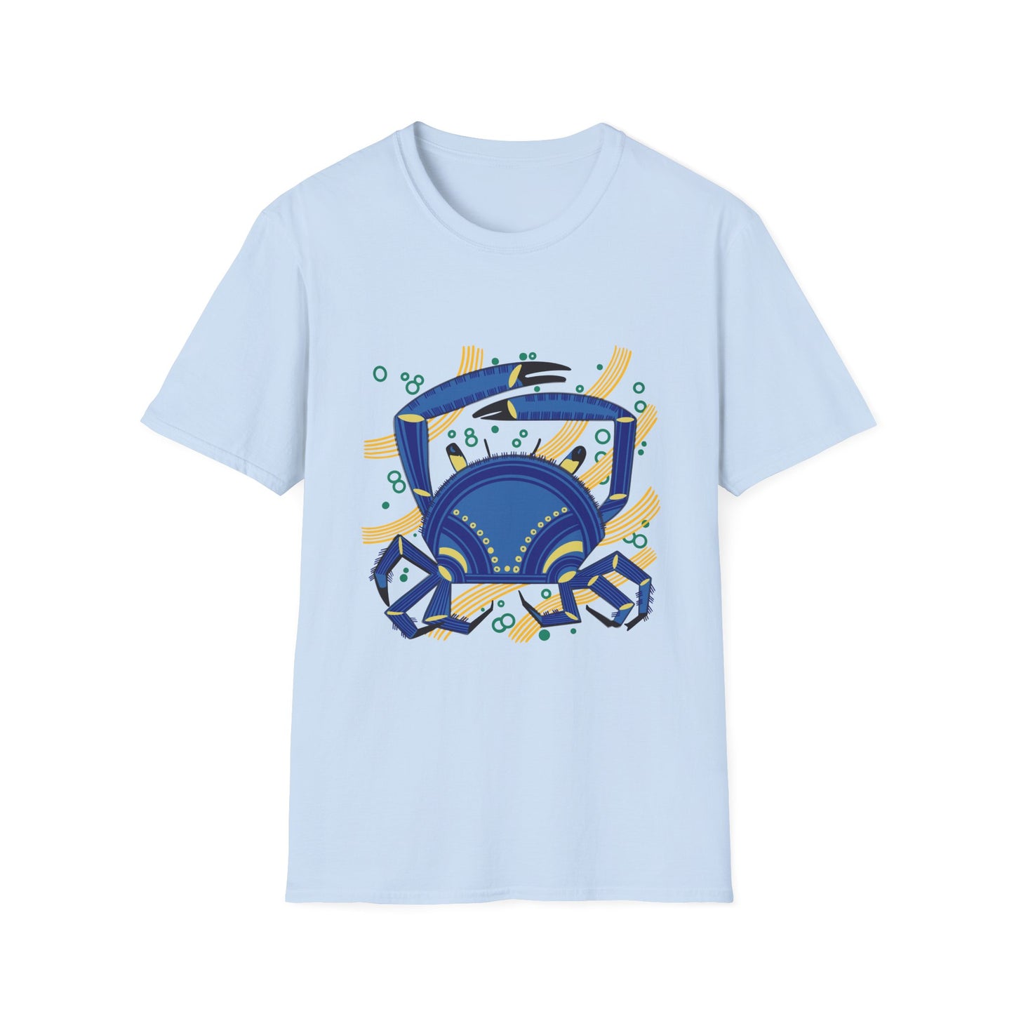 "Le Crabe" illustration by Mathurin Méheut TShirt — Coastal Sea Graphic Tees