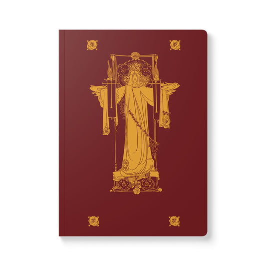 Vintage Book Cover w/Goddess Softcover Journal