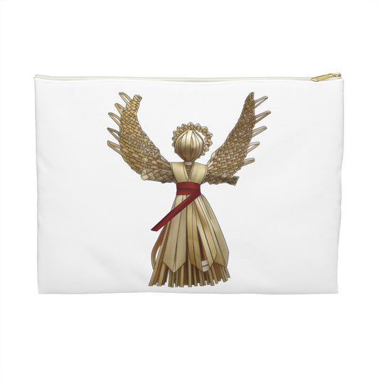 Imbolc Angel Accessory Pouch - Perfect for Witchy Gifts, Festival Clutch, Spiritual Storage, Eco-friendly Bag, Craft Organizer