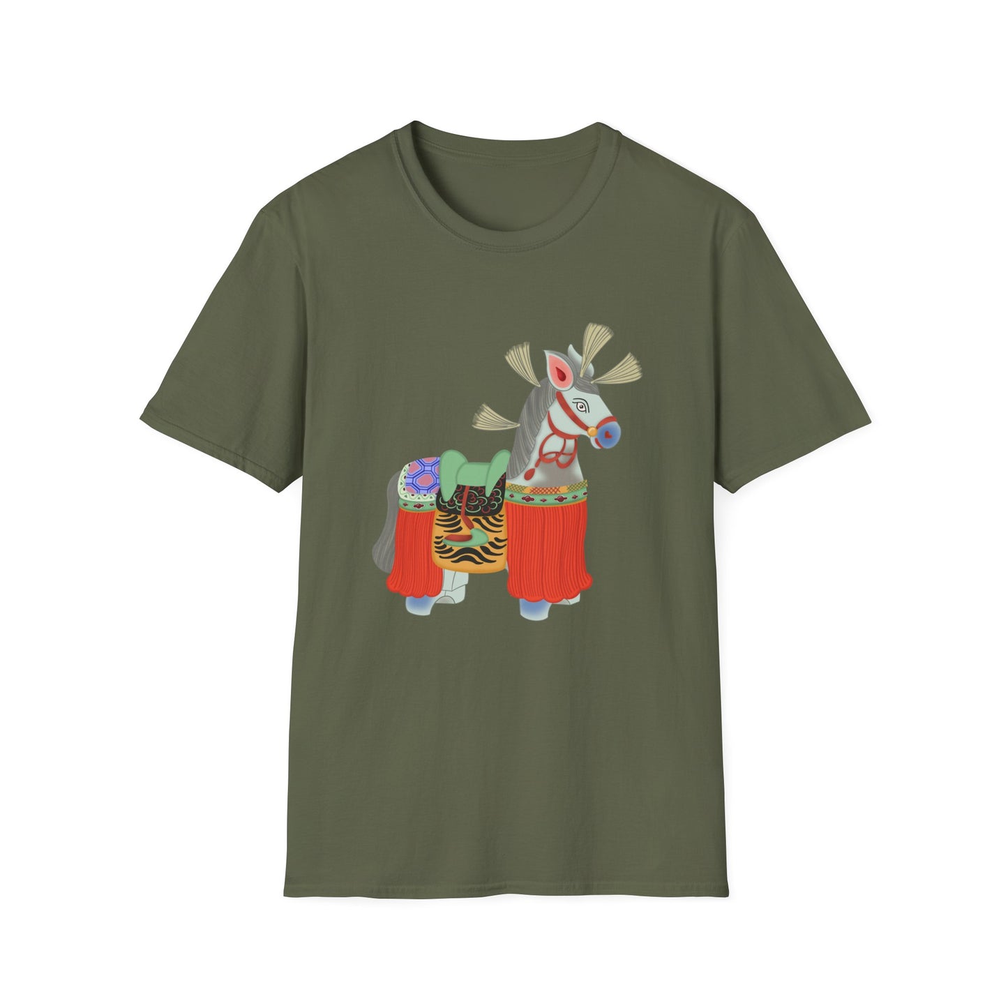 Japanese Folk Toy Horse T-Shirt — Vintage Japanese Design