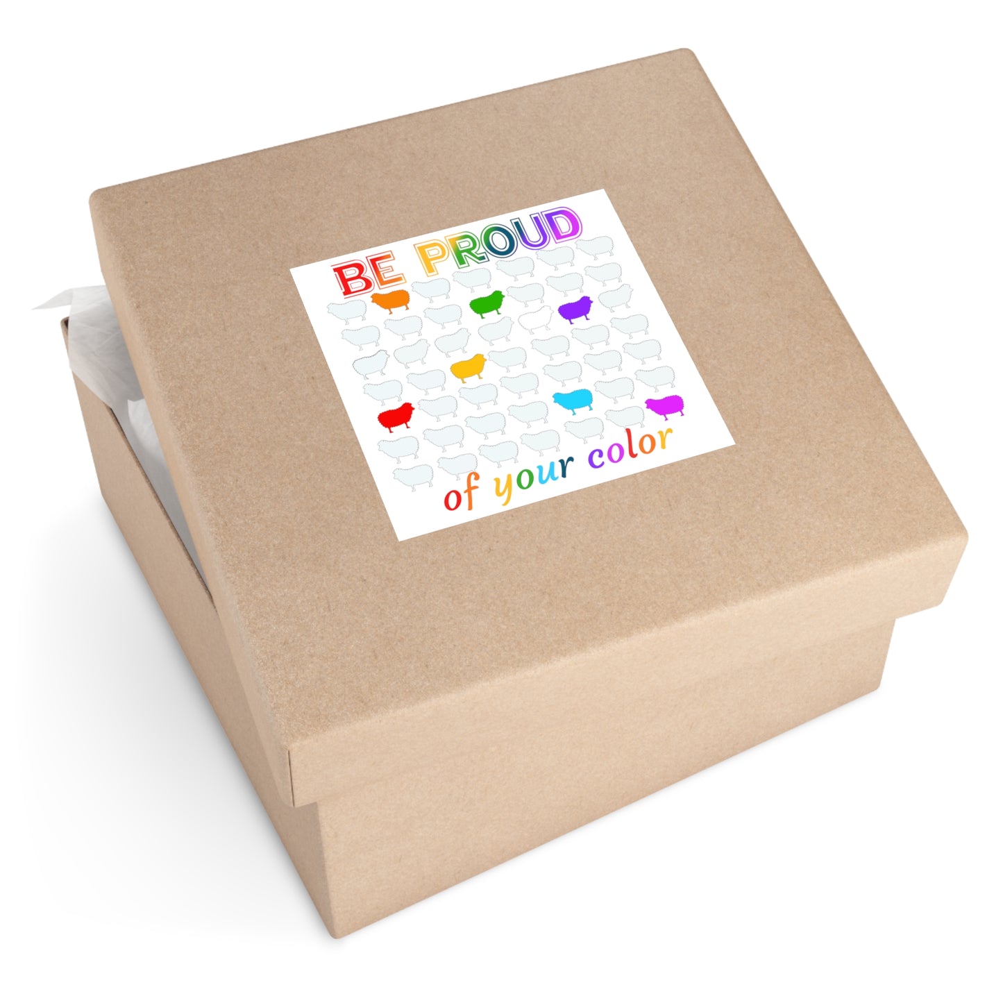 Pride Sheep Vinyl Stickers | LGBTQ+ Stickers for Journals