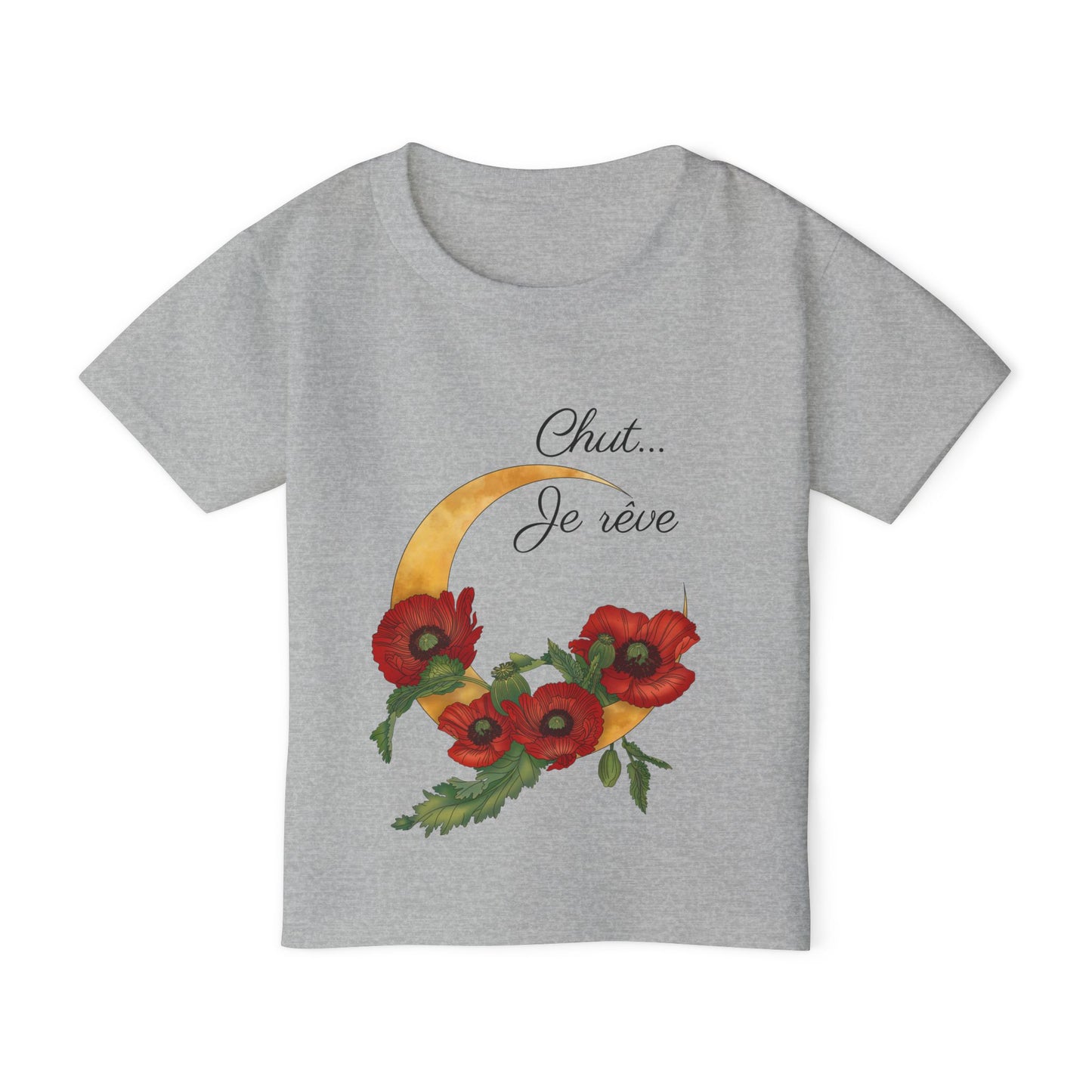 "Chut... Je rêve" French Script Sleepy Chic Tee
