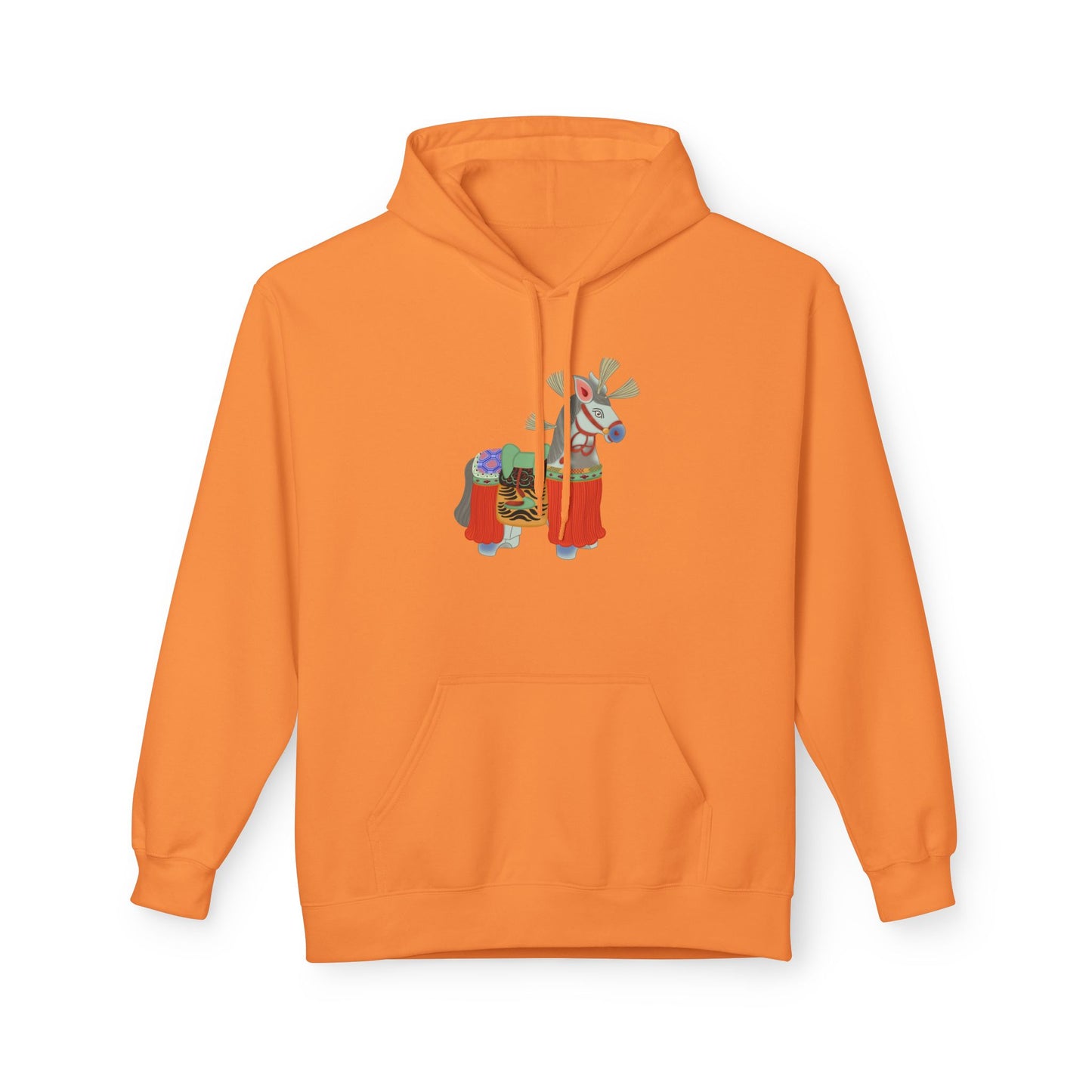 Japanese Vintage Toy Horse Hoodie — Cute Painter Horse Graphic Sweatshirt