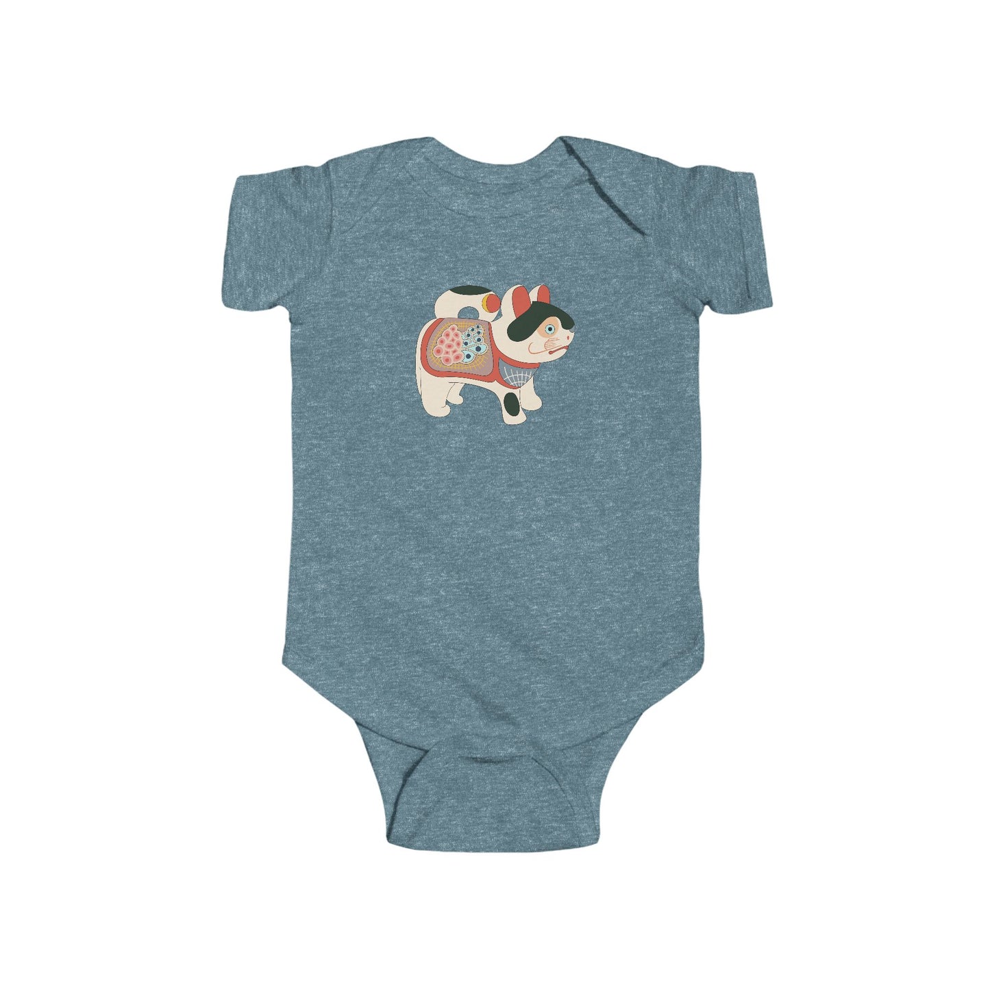 Lucky Inu Hariko illustration by Kawasaki Kyosen Onesie — Japanese Lucky Cat Onesie