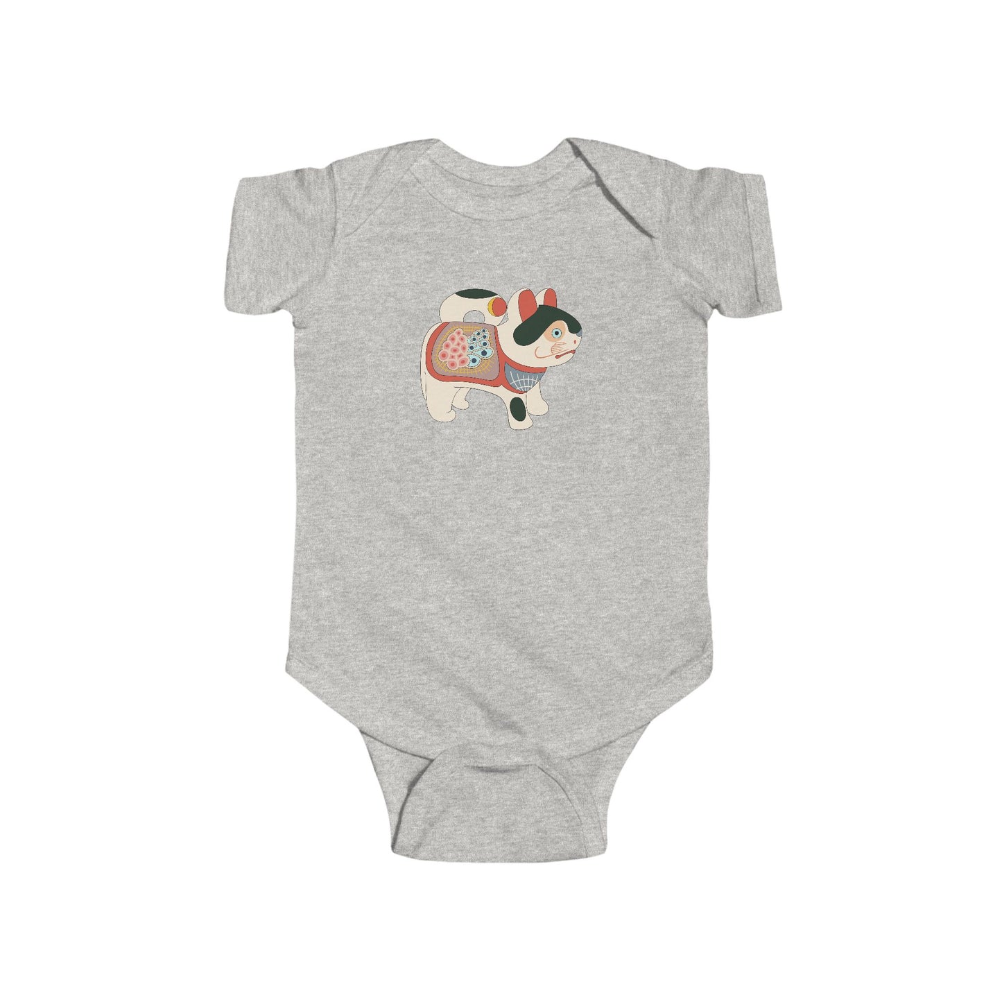 Lucky Inu Hariko illustration by Kawasaki Kyosen Onesie — Japanese Lucky Cat Onesie