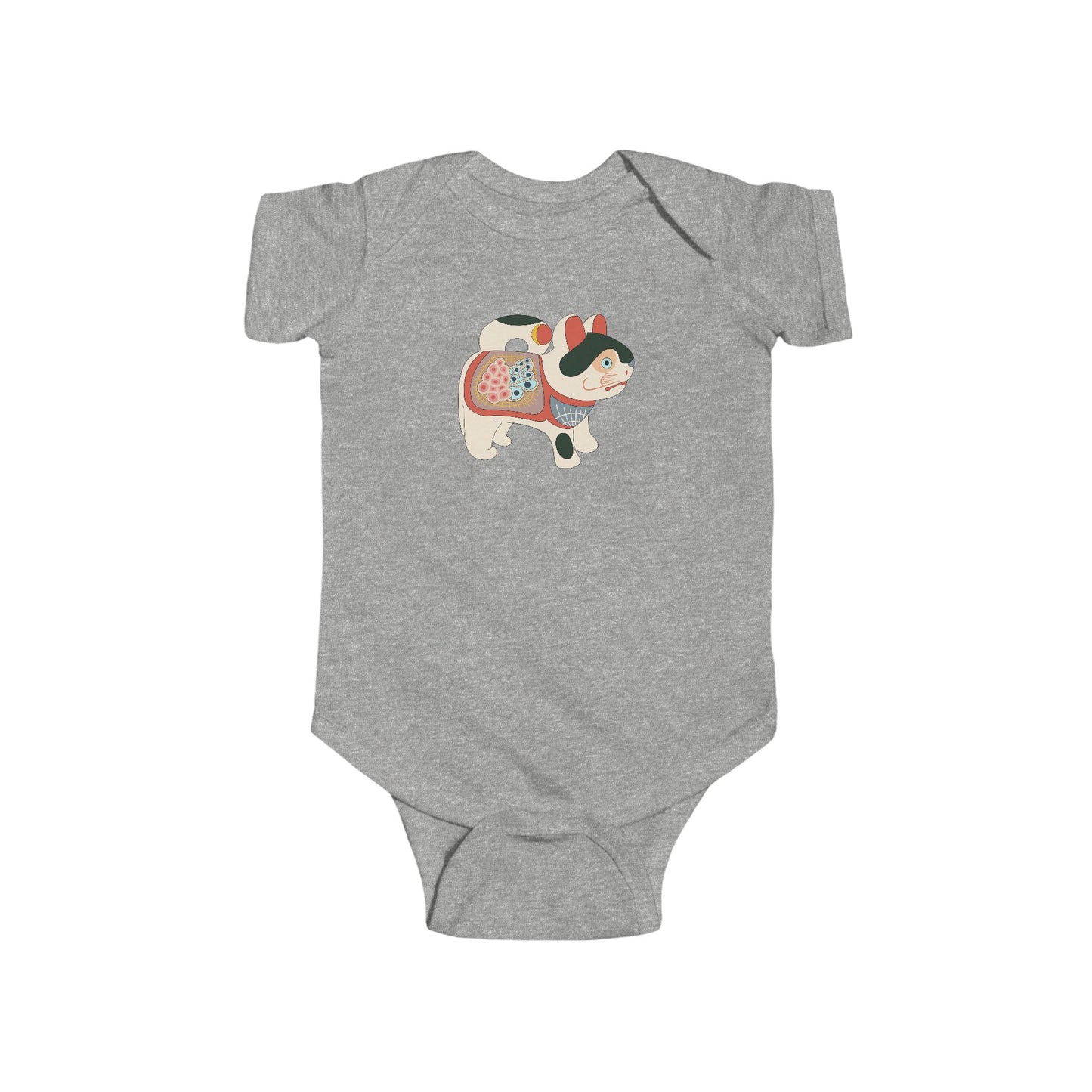 Lucky Inu Hariko illustration by Kawasaki Kyosen Onesie — Japanese Lucky Cat Onesie