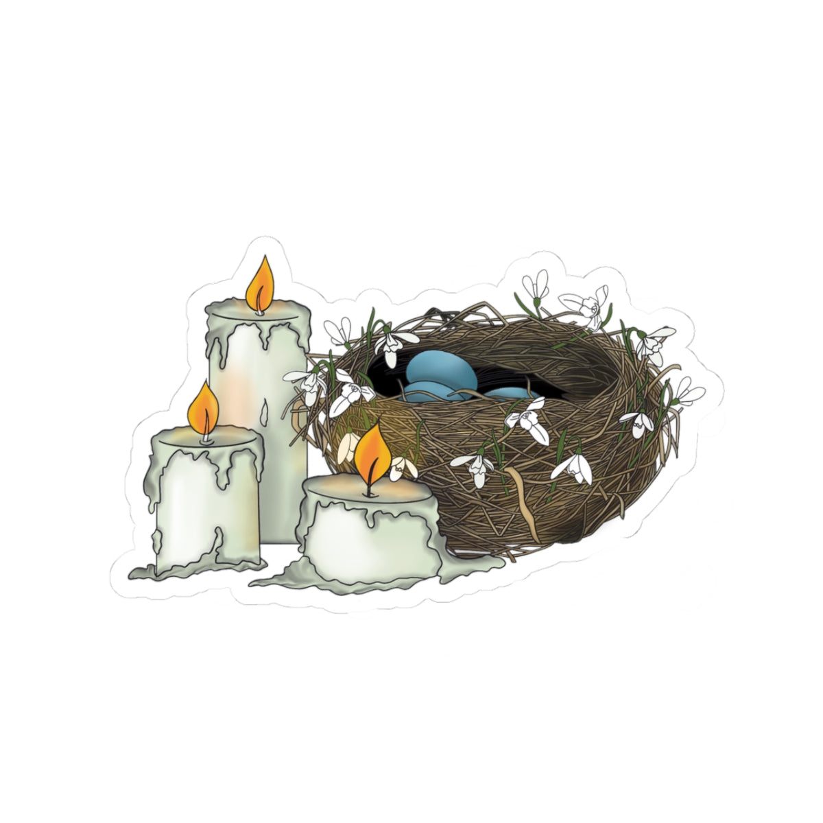Ostara Nest sticker