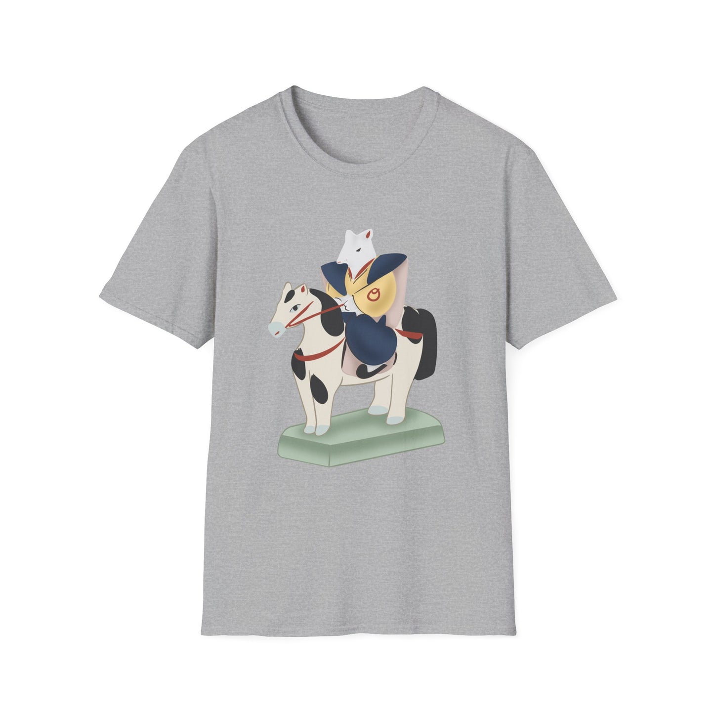 Miharu-goma Horse TShirt — Traditional Japanese Toy Horse Graphic Tee