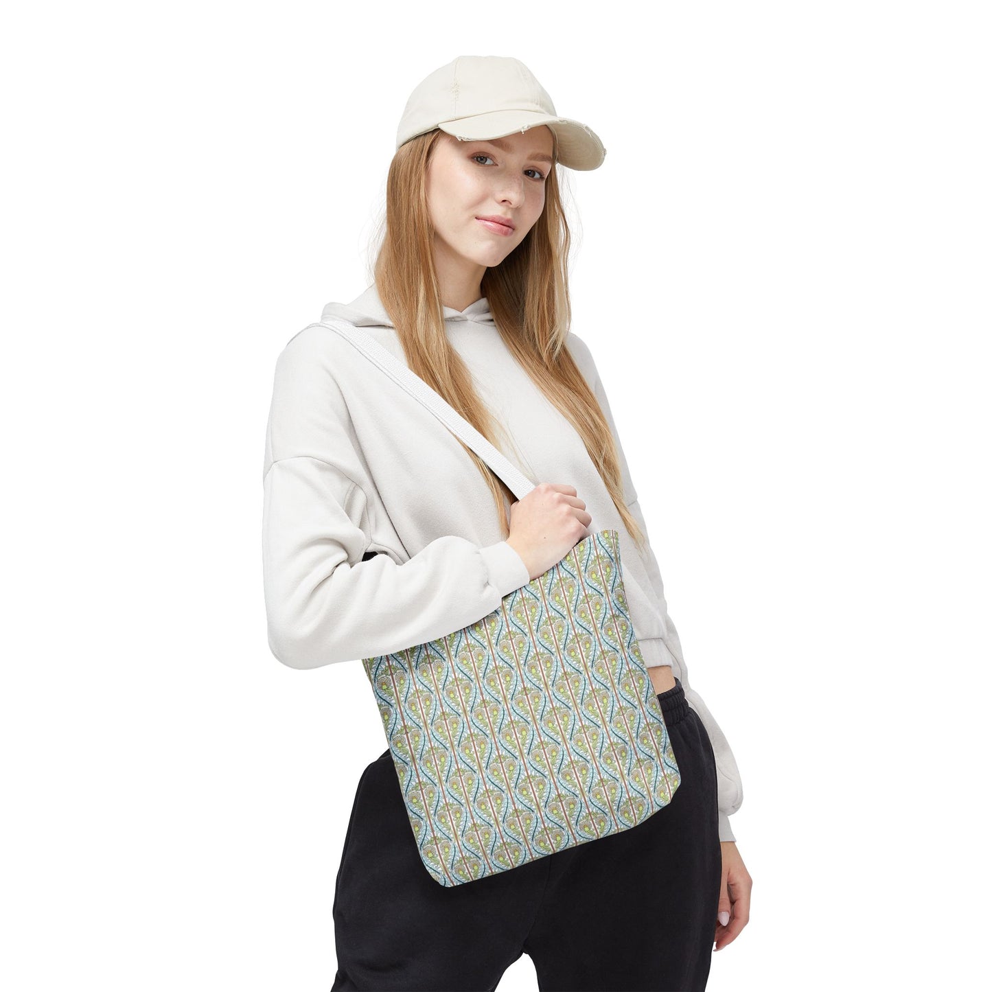 Dandelion Art Nouveau Pattern Tote Bag