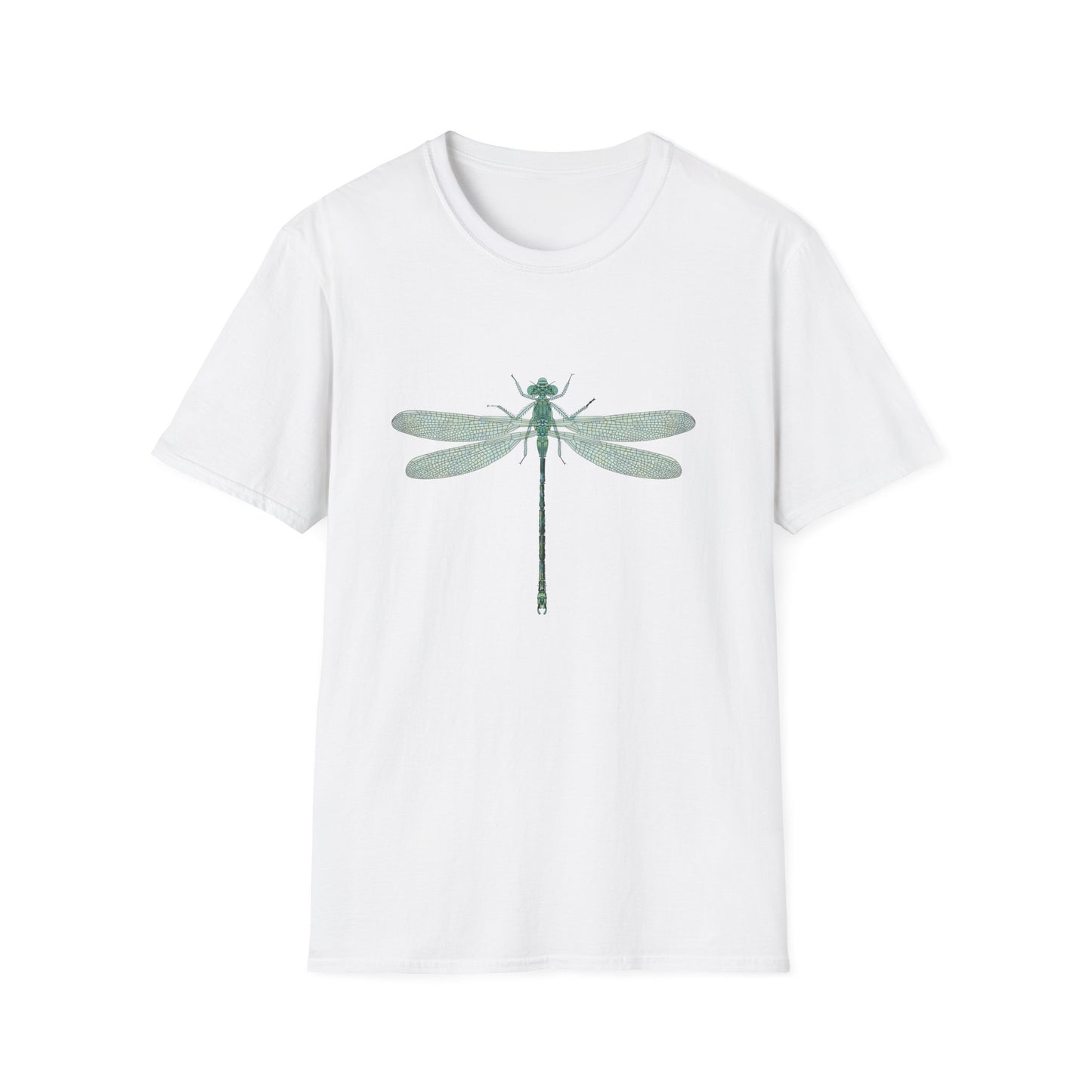 Green Dragonfly Graphic T-Shirt — Minimal Nature Tee