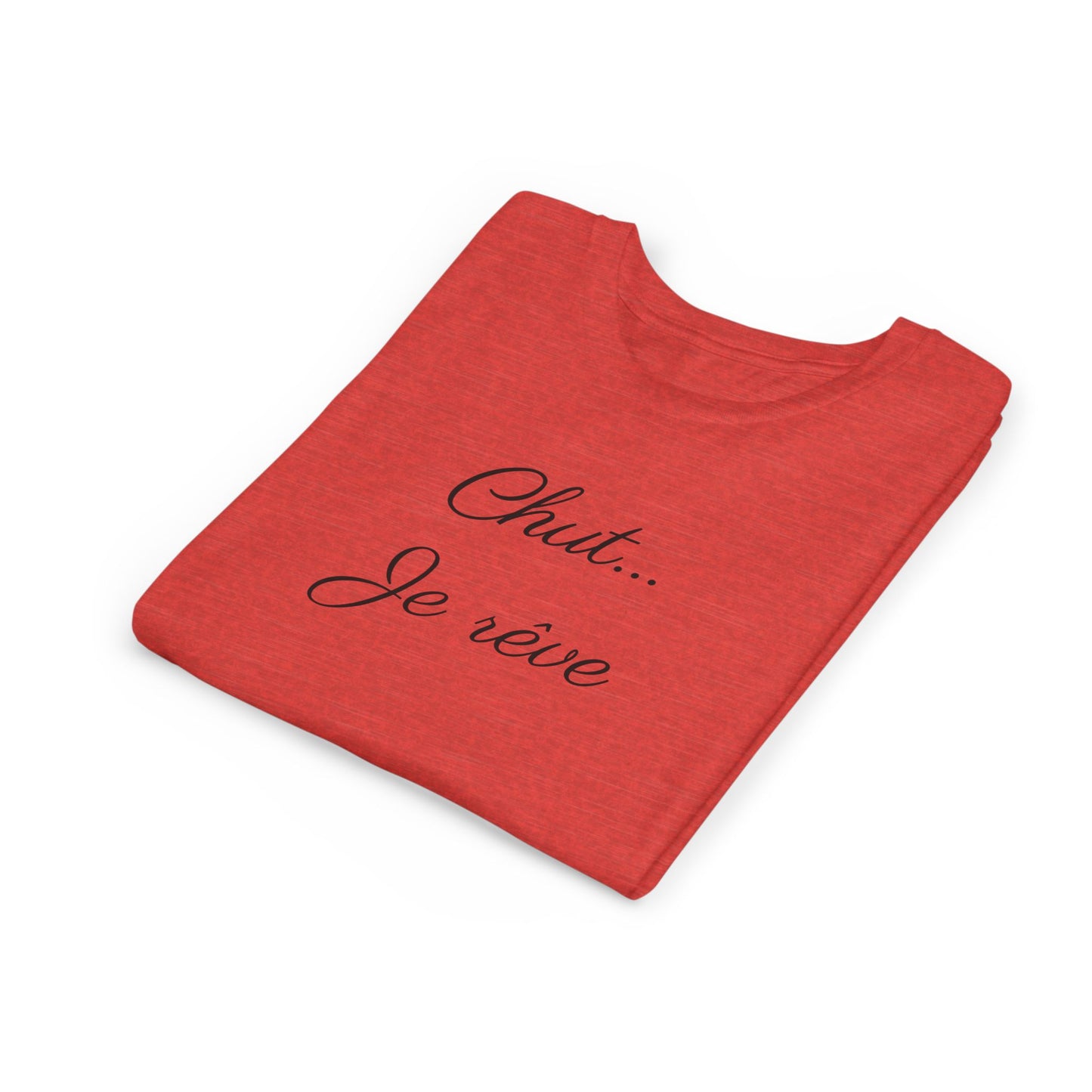 Youth Tee — "Chut... Je rêve" French Script Kids Shirt
