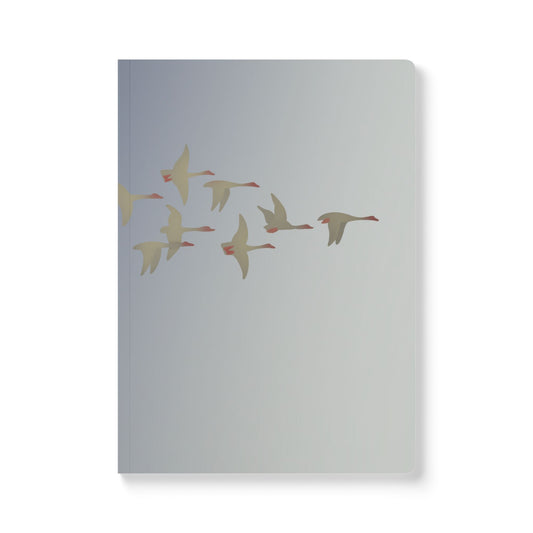 Snow Geese Flying  Softcover Journal