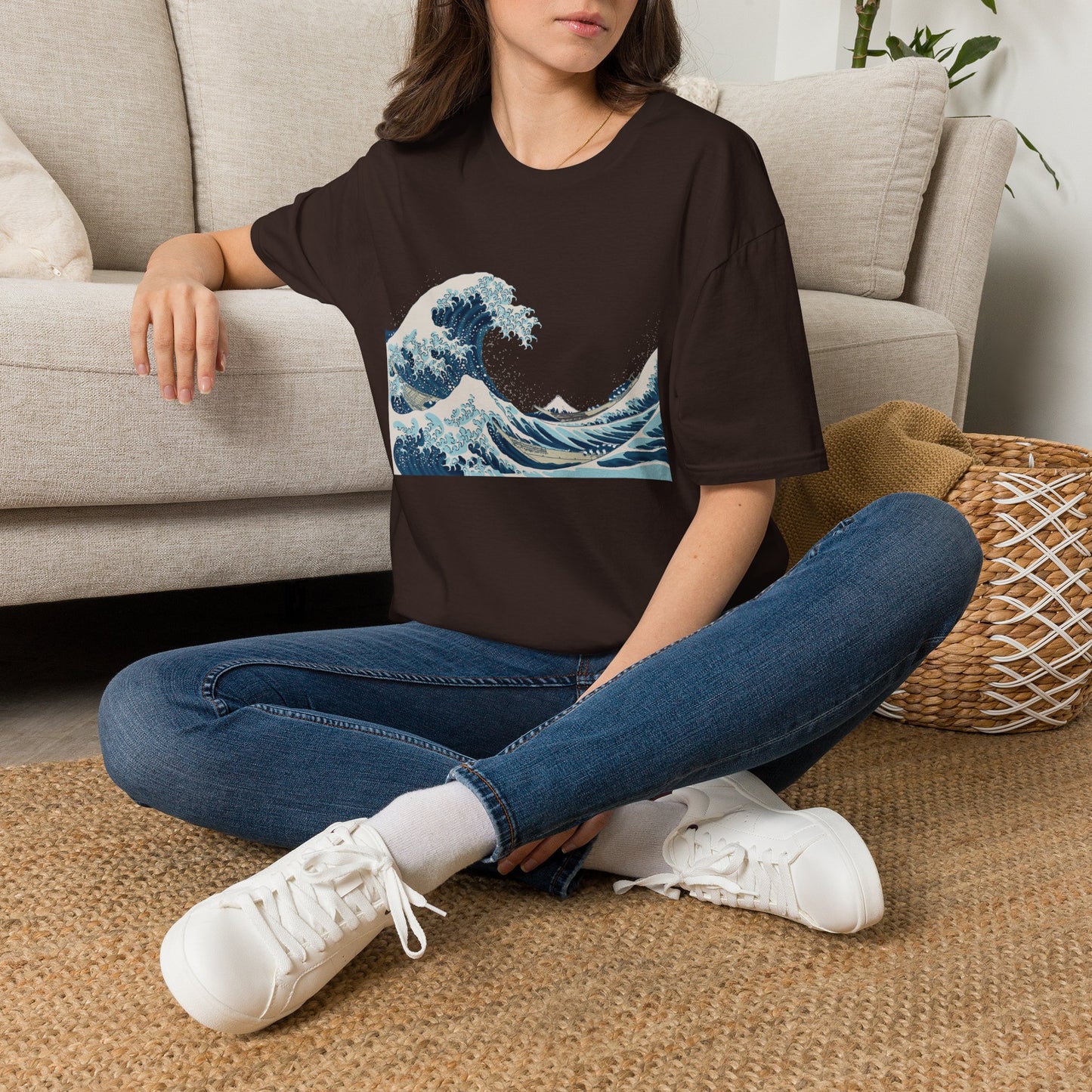 Hokusai Wave Print T‑Shirt — Great Wave Inspired Graphic Tee