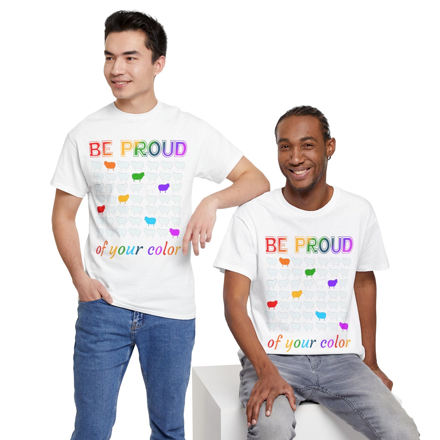 LGBTQ+ Pride Shirt, Inclusive Apparel, Rainbow T-Shirt Summer Casual Wear