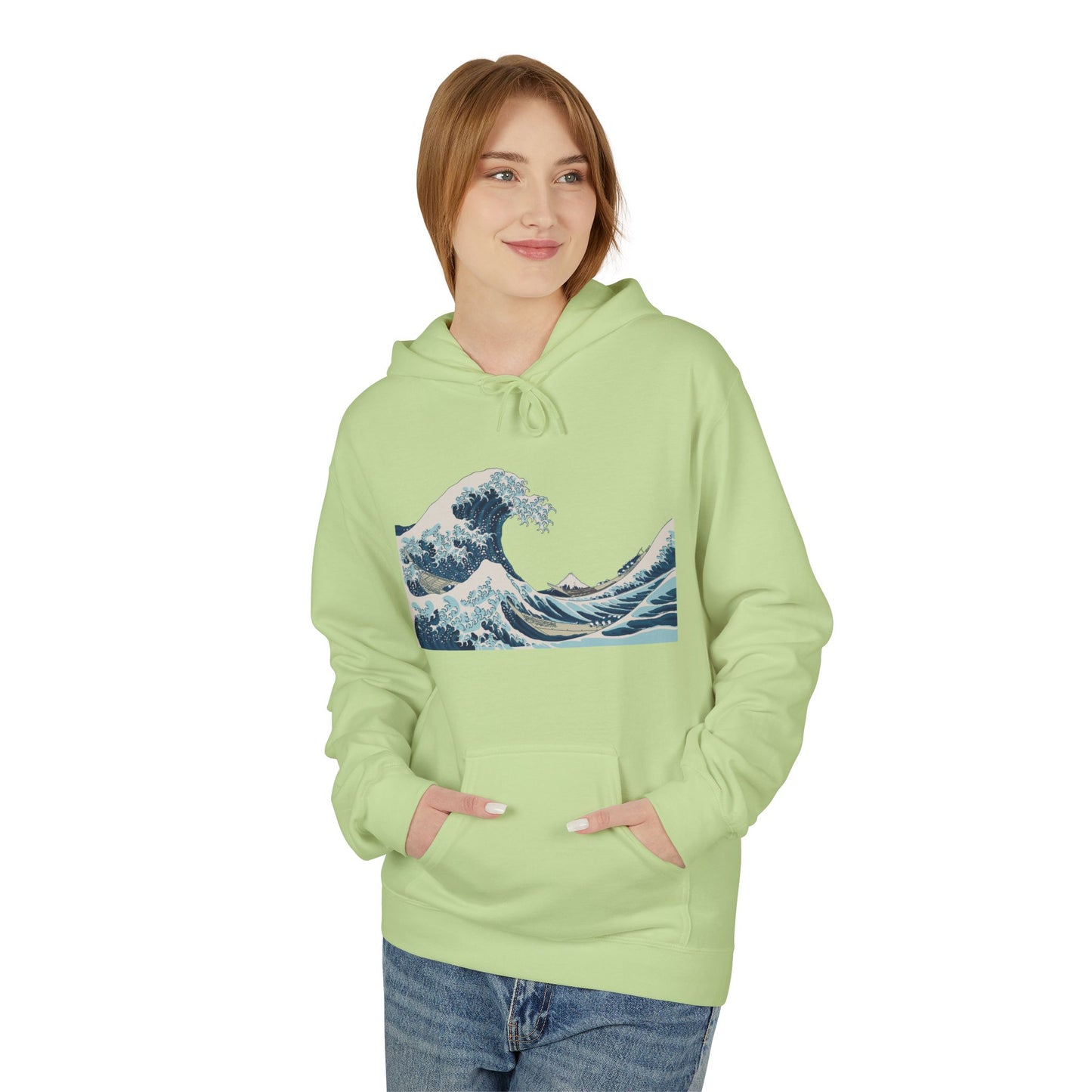 Hokusai Wave Hoodie — Vintage Great Wave Hoodie
