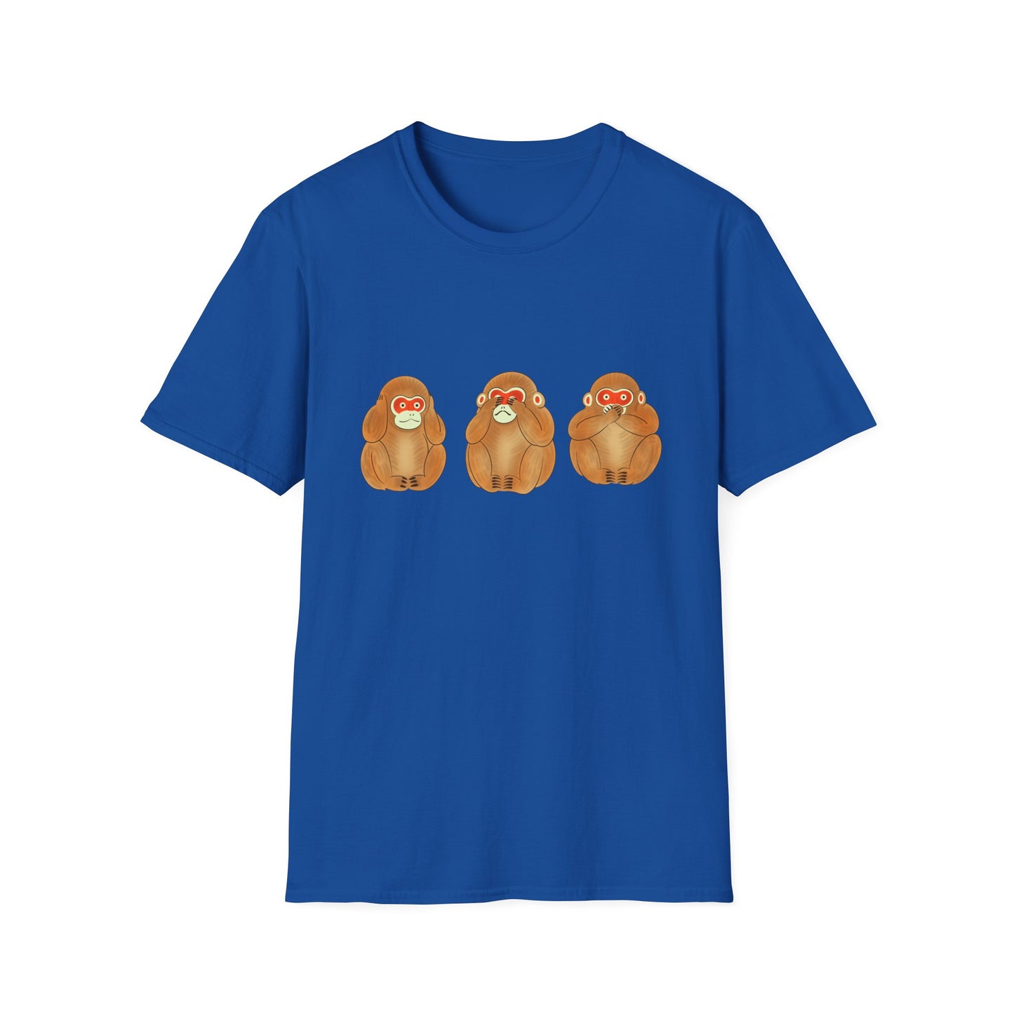 Three Wise Monkeys Fushimi clay doll Tshirt | Three Wise MonkeysGraphic Tee