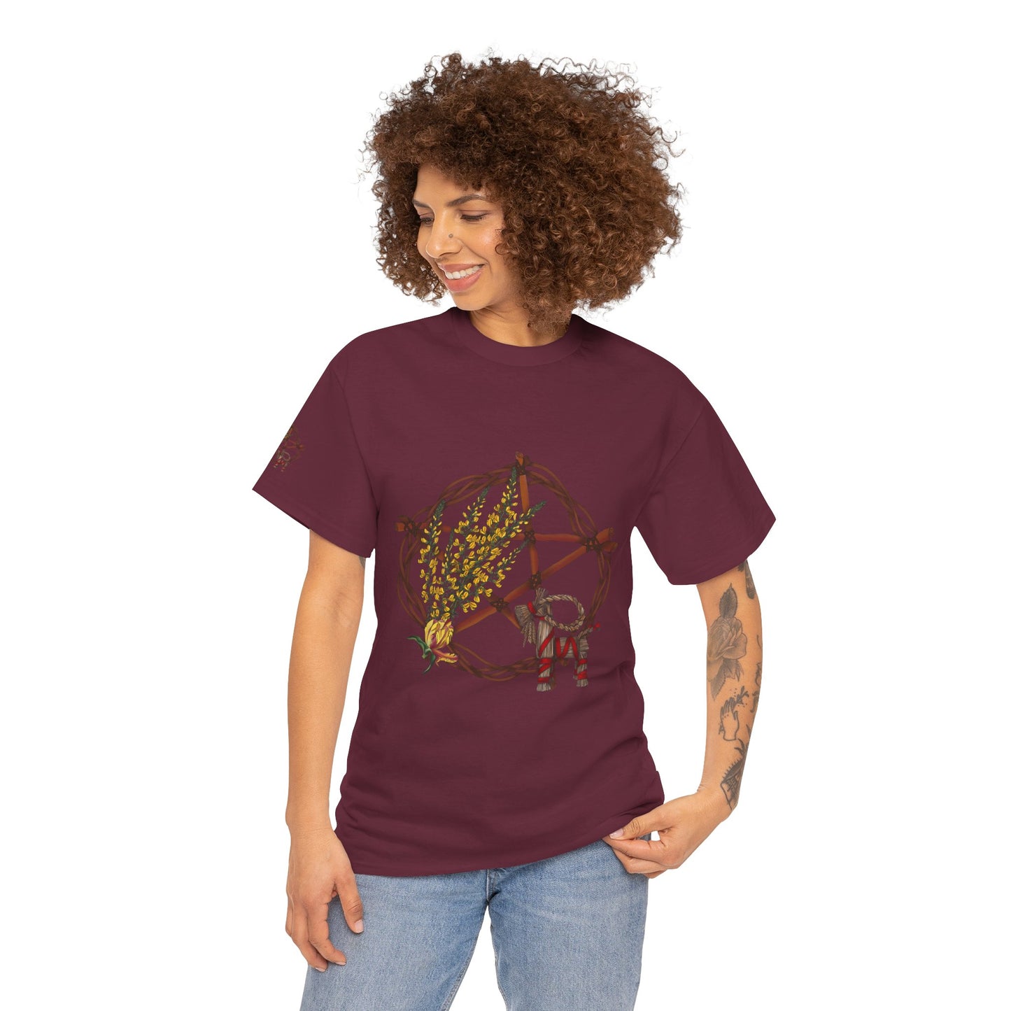 Occult-Inspired Unisex Heavy Cotton Tee, Boho T-Shirt, Graphic Tee, Witchy Apparel, Festival Clothing, Everyday Casual Wear, Unique [...]