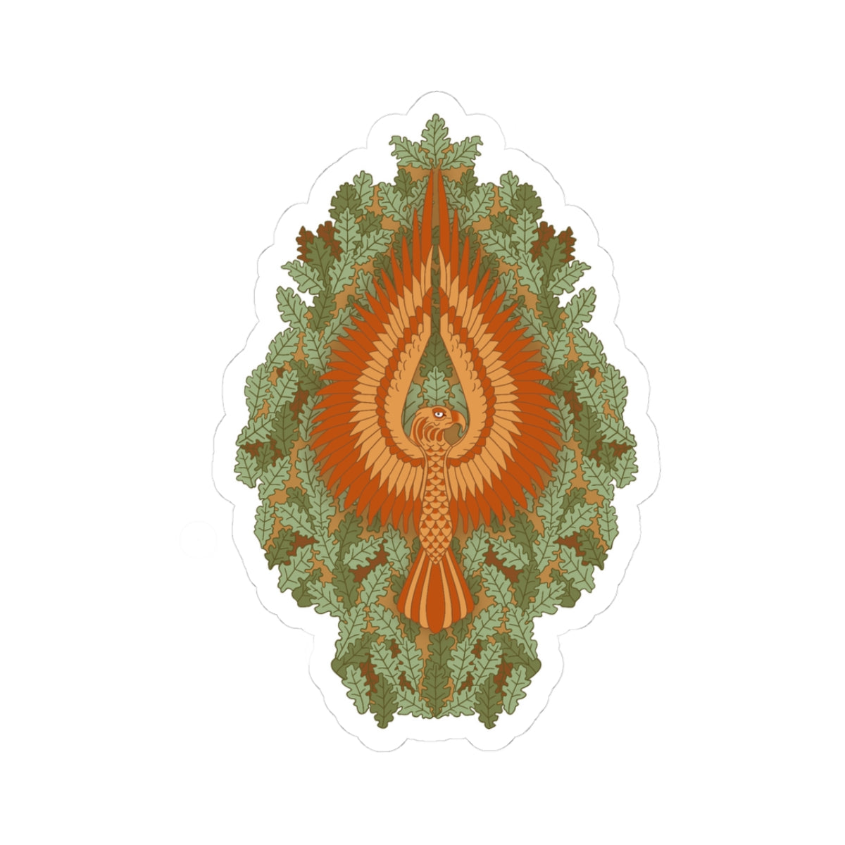Vibrant Phoenix Sticker