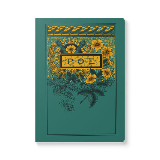 Poe Botanical Themed Softcover Journal