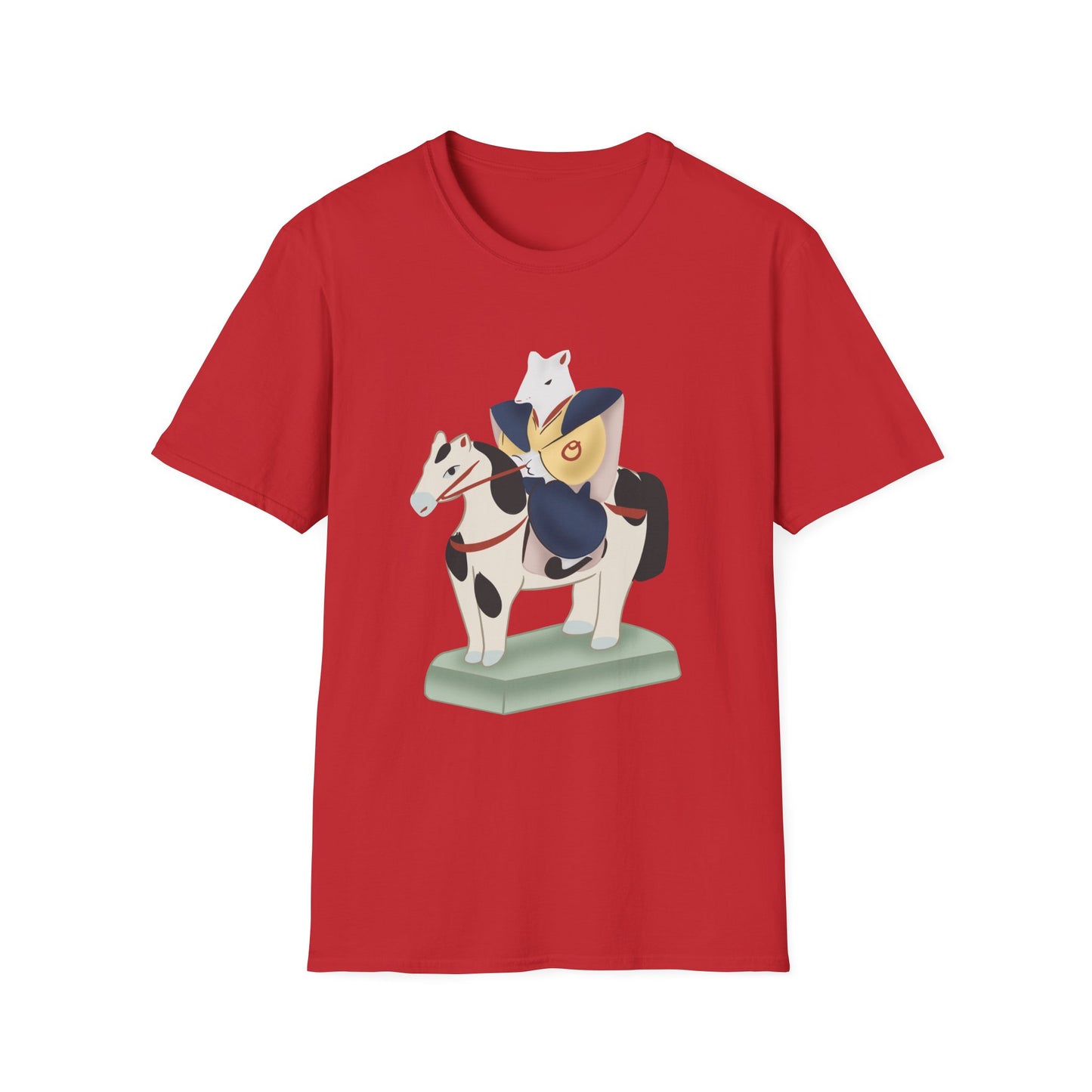 Miharu-goma Horse TShirt — Traditional Japanese Toy Horse Graphic Tee