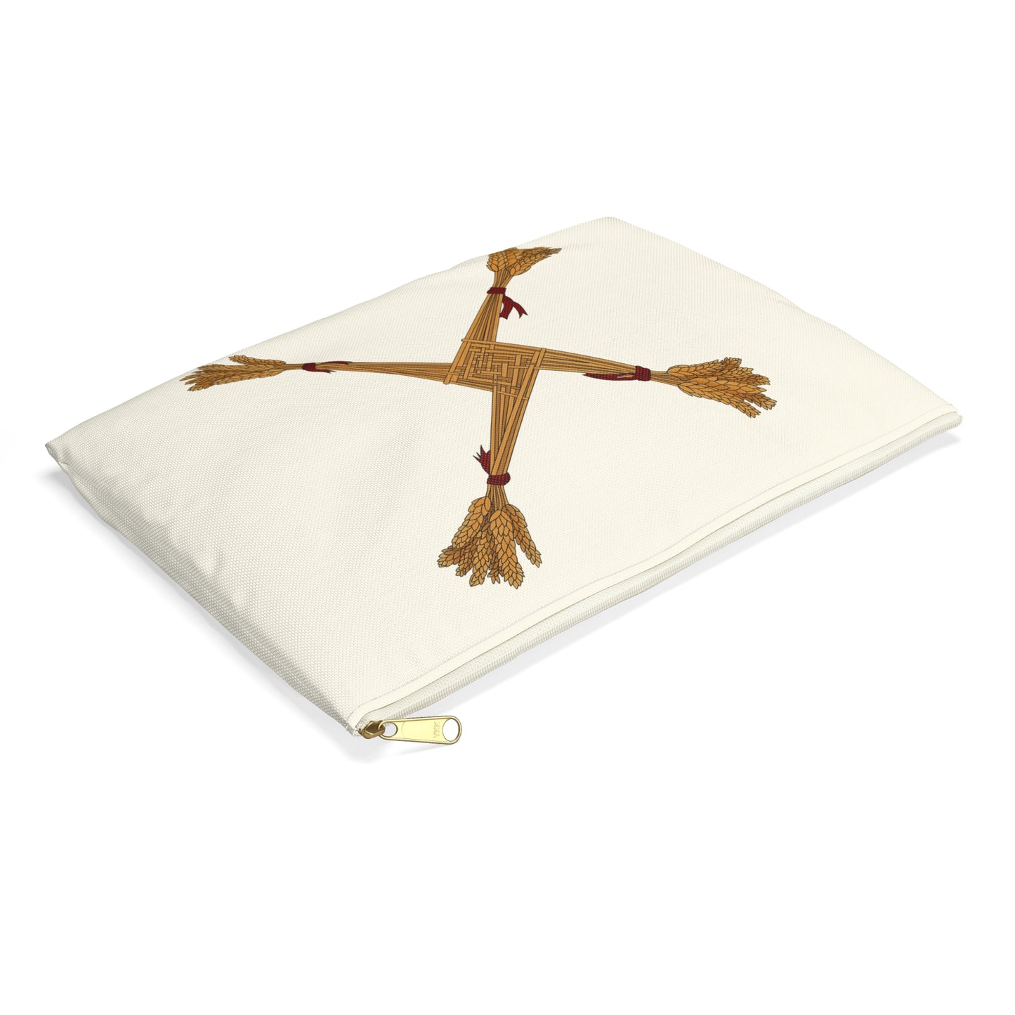 Imbolc Sacred Accessory Pouch, Wiccan Gift, Ritual Storage, Spiritual Decor, Pagan Travel Bag, Let There Be Light Design