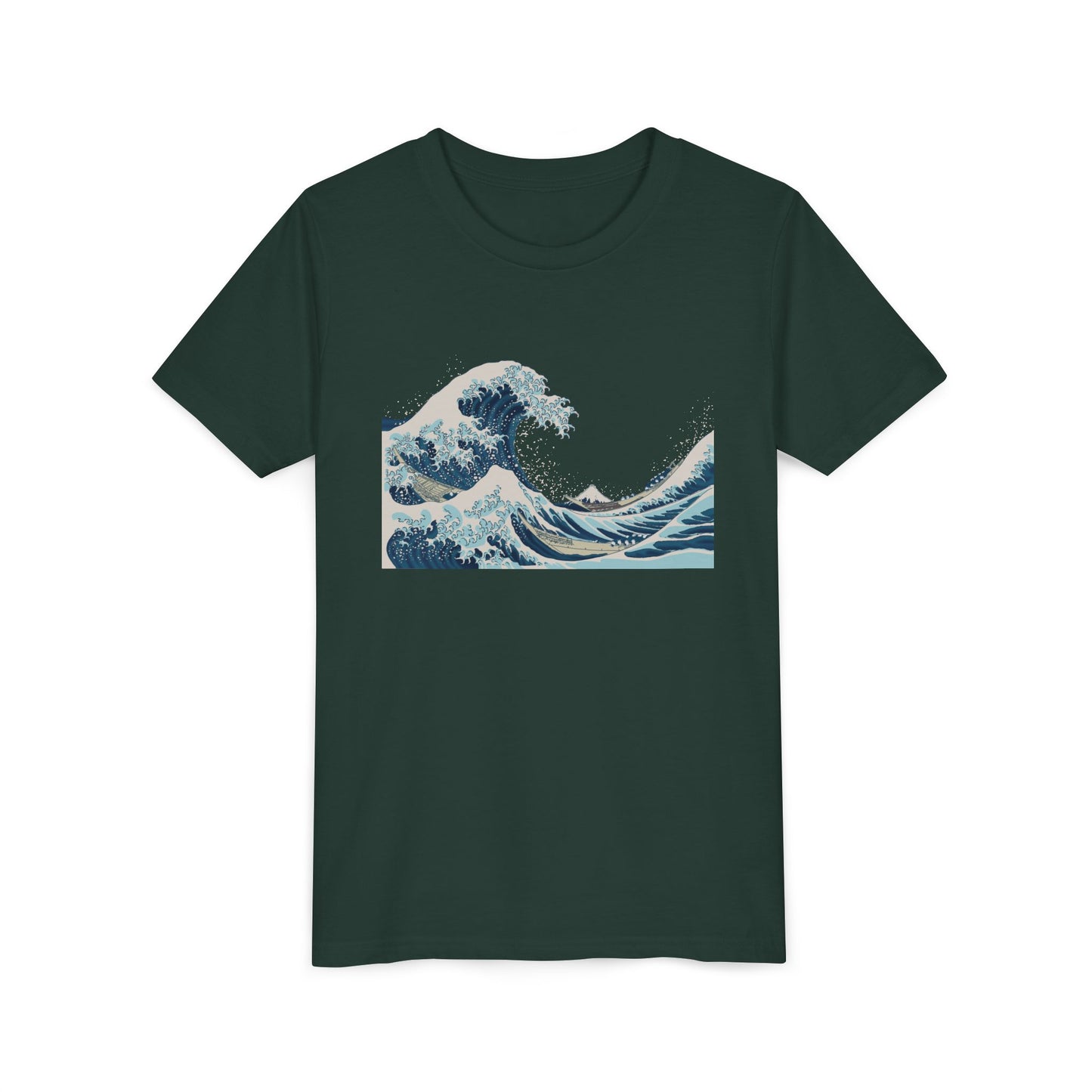 Japanese The Great Wave Youth Tee — Hokusai The Great Wave Graphic Shirt