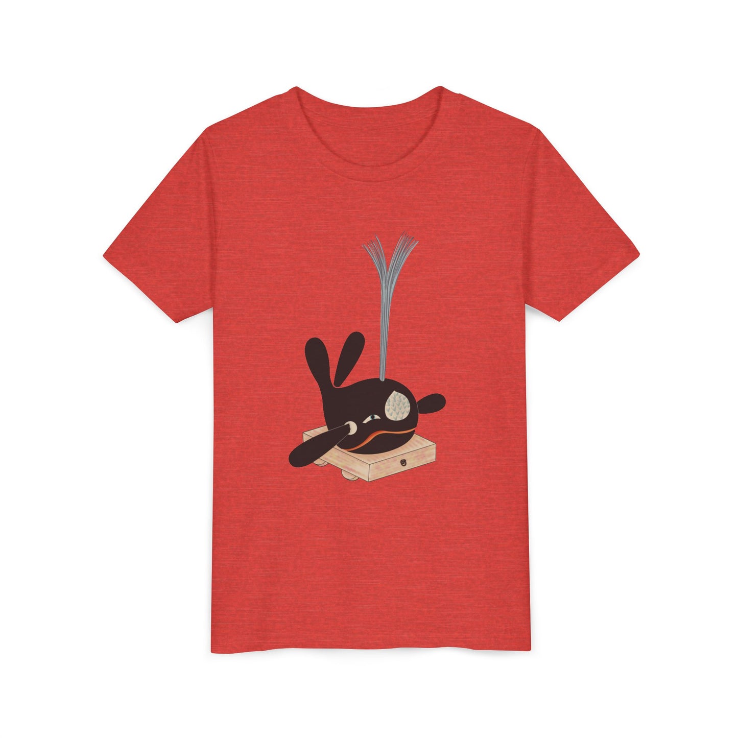 Vintage Japanese Toy Whale Youth T-Shirt — "Kujira no Shoufuki" Whale on Crate Youth Tee