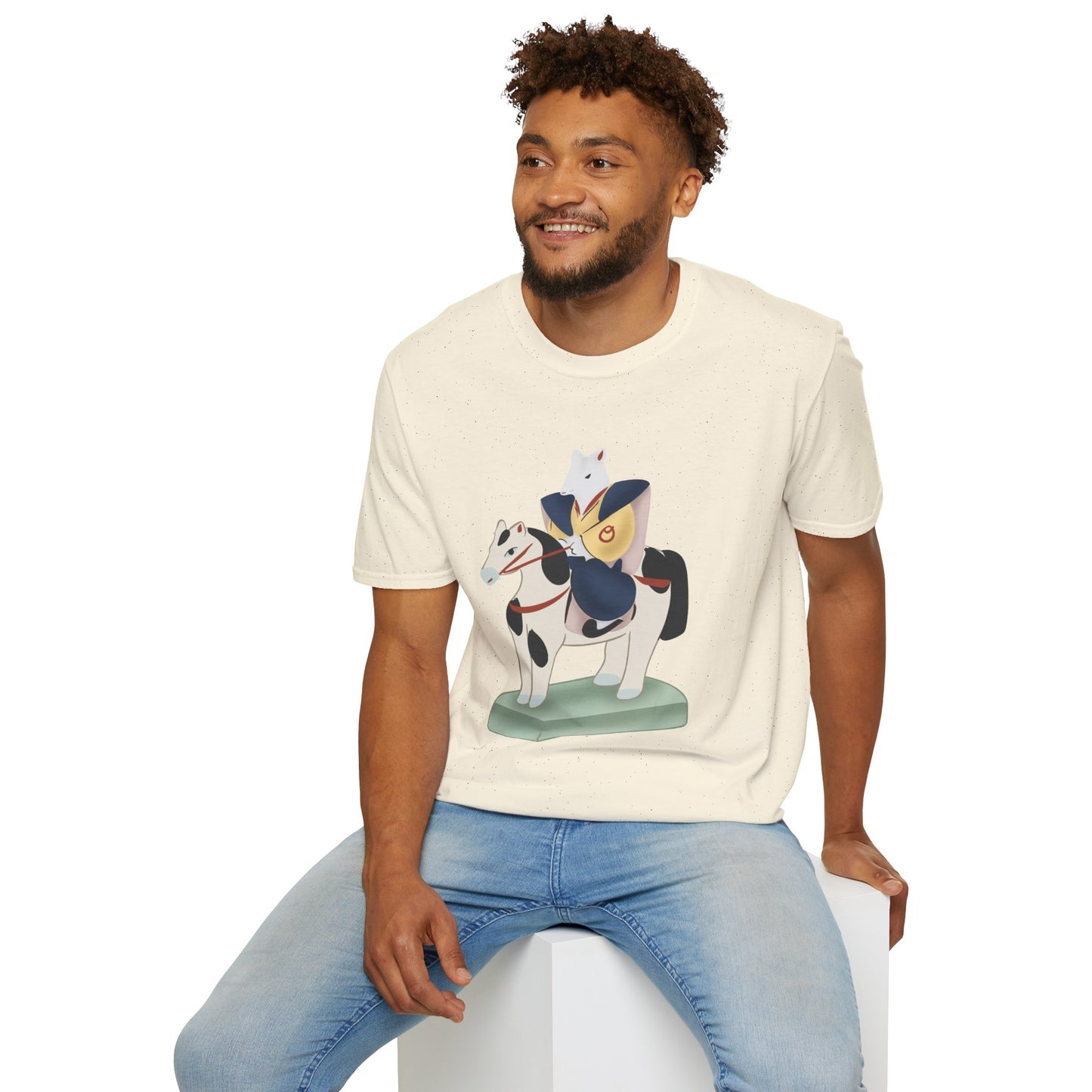 Miharu-goma Horse TShirt — Traditional Japanese Toy Horse Graphic Tee