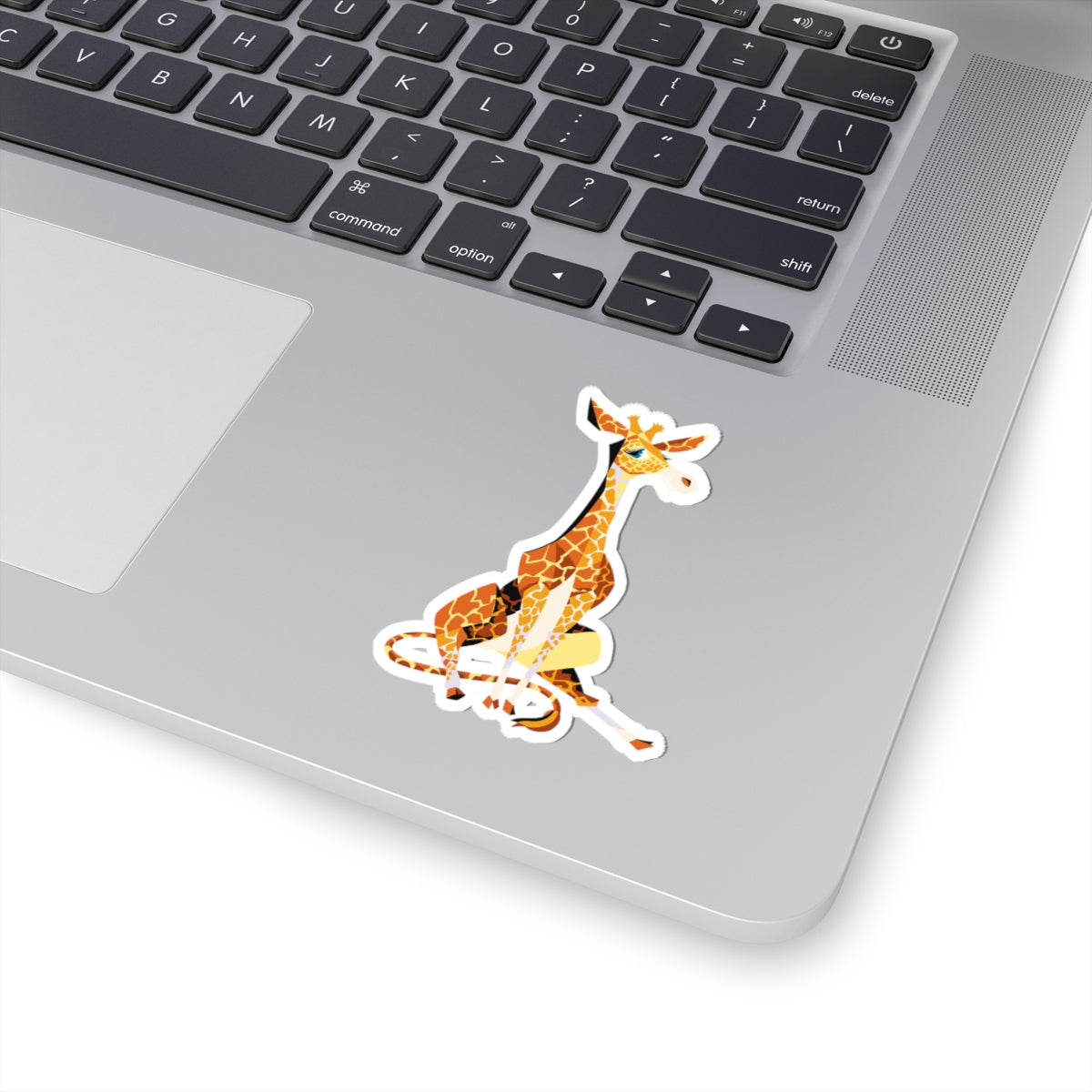 Sitting Giraffe Sticker
