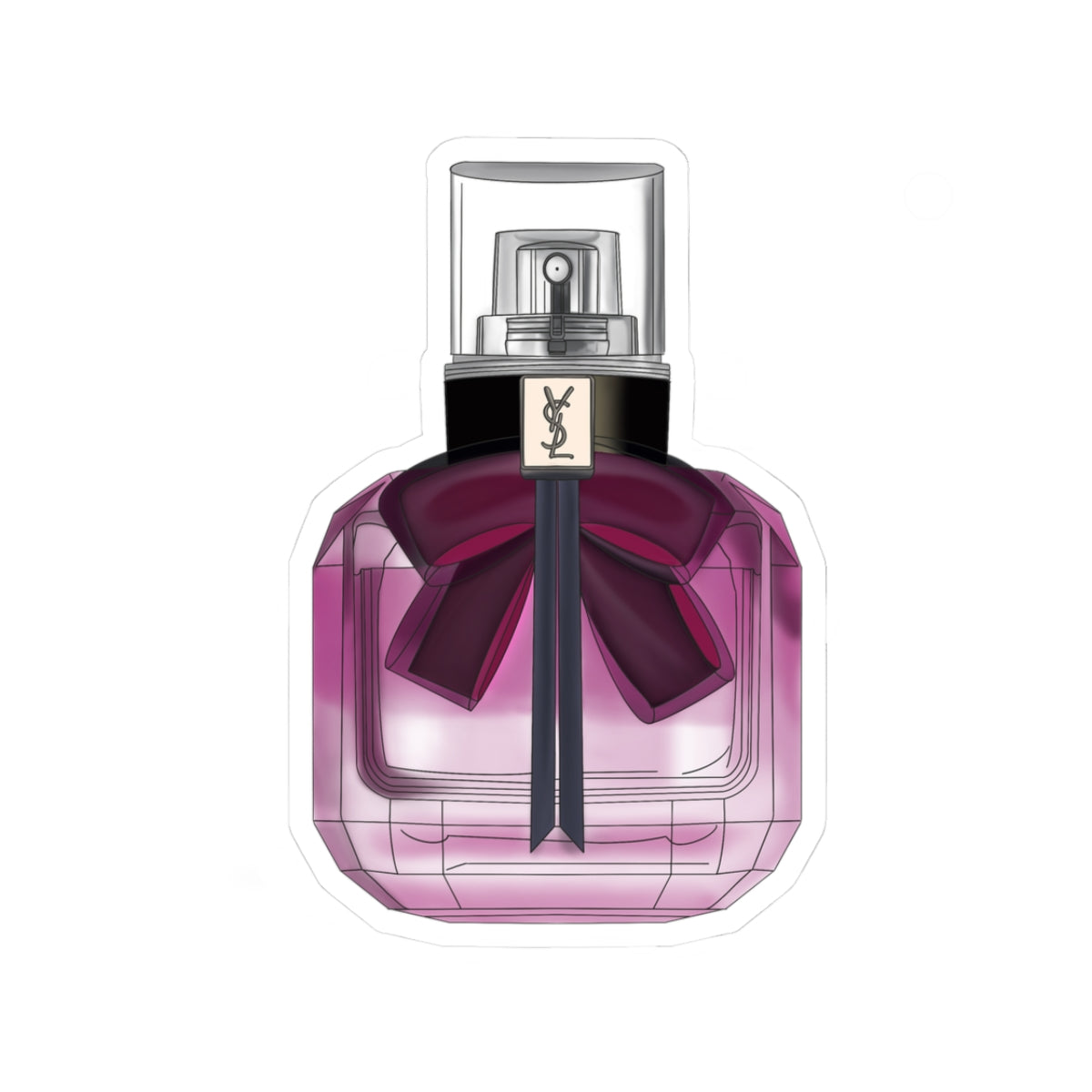 Yves St Lauren Parfum bottle Sticker
