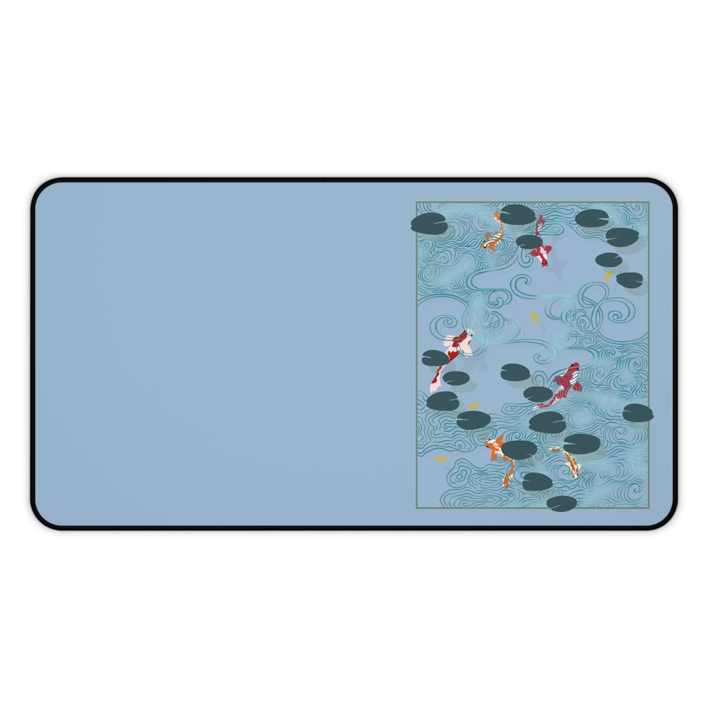 Serene Koi Pond Desk Mat