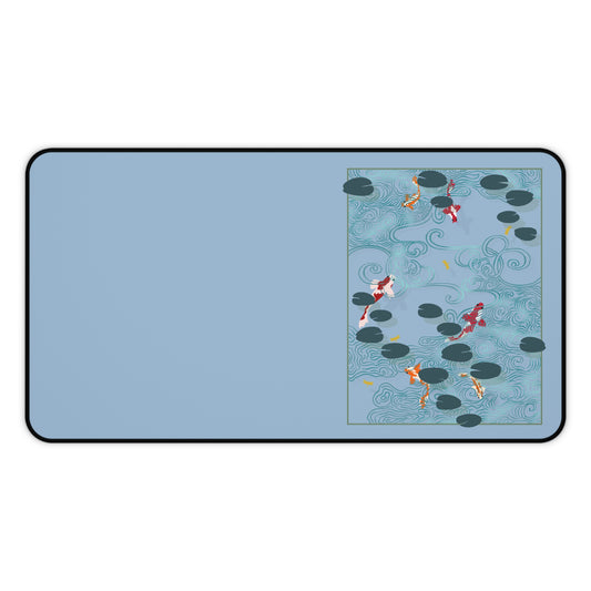 Serene Koi Pond Desk Mat