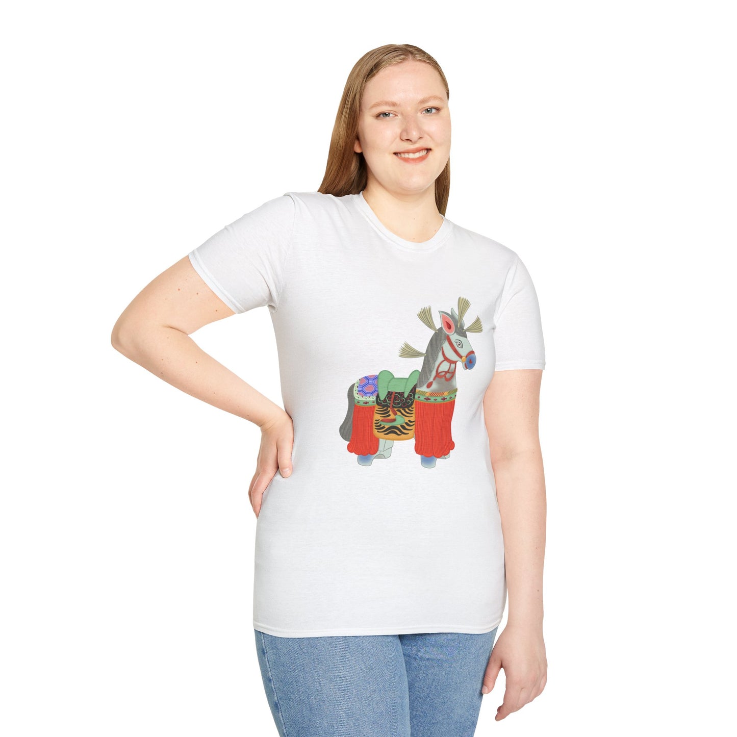 Japanese Folk Toy Horse T-Shirt — Vintage Japanese Design