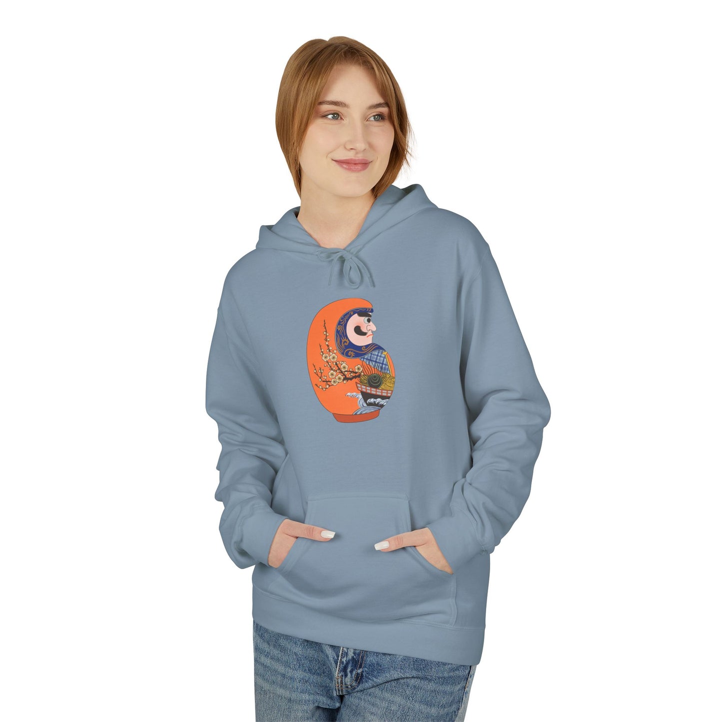 Daruma doll Hoodie - Treasure Ship (Takarabune)