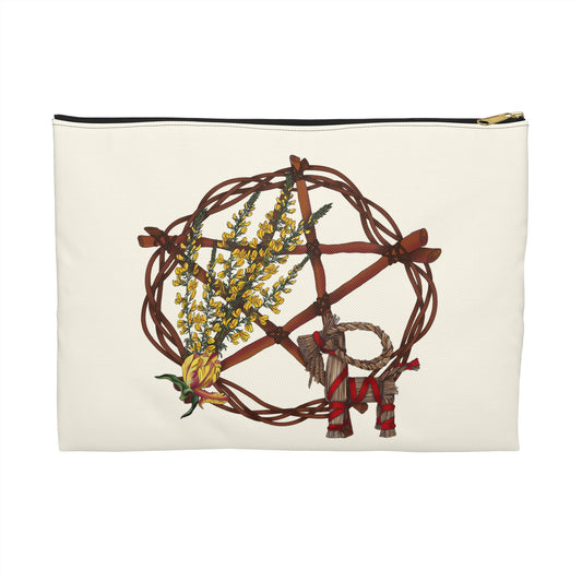 Witchy Accessory Pouch, Stylish Makeup Bag, Travel Organizer, Occult Gift, Astrology Storage Case, Magical Supplies Bag