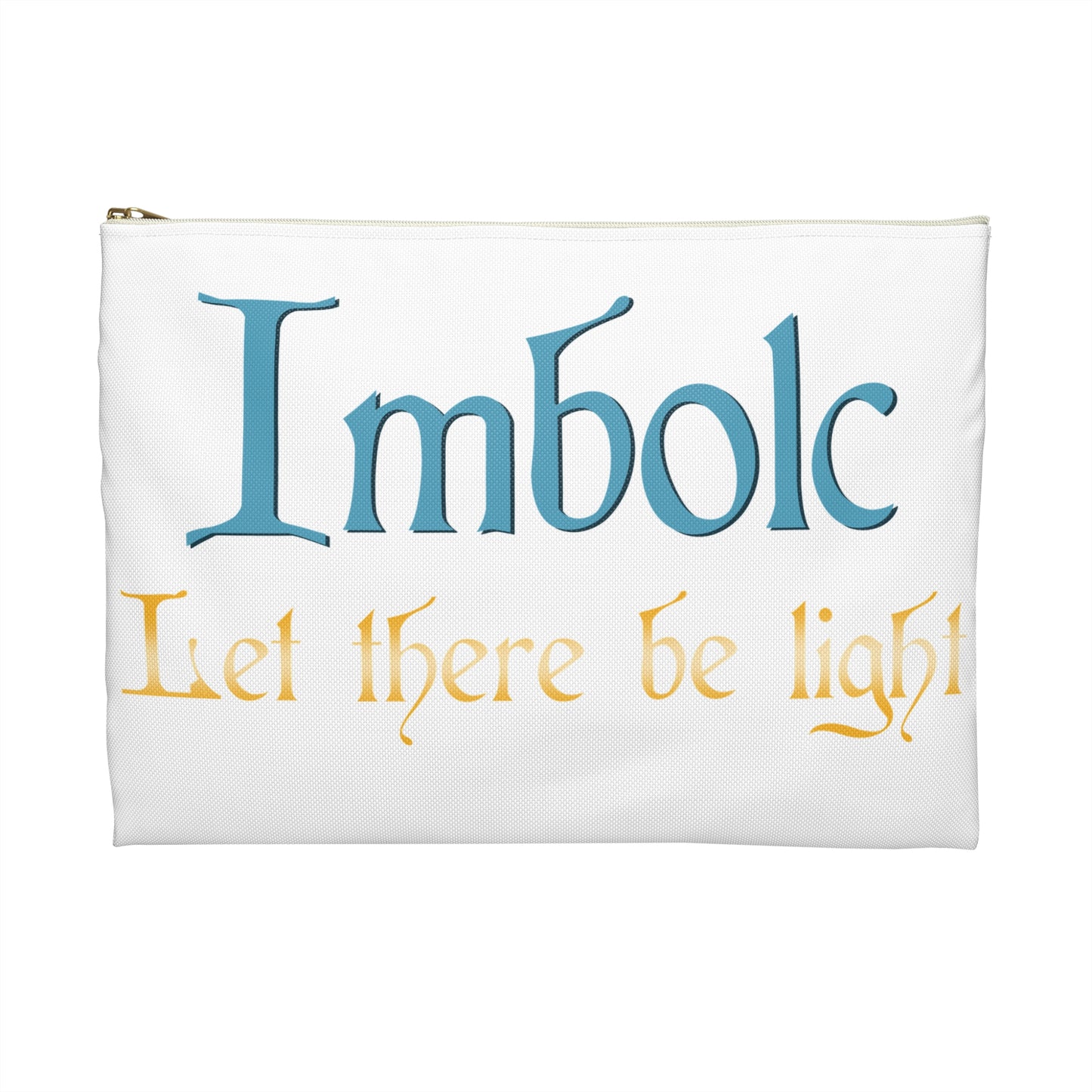 Imbolc Angel Accessory Pouch - Perfect for Witchy Gifts, Festival Clutch, Spiritual Storage, Eco-friendly Bag, Craft Organizer