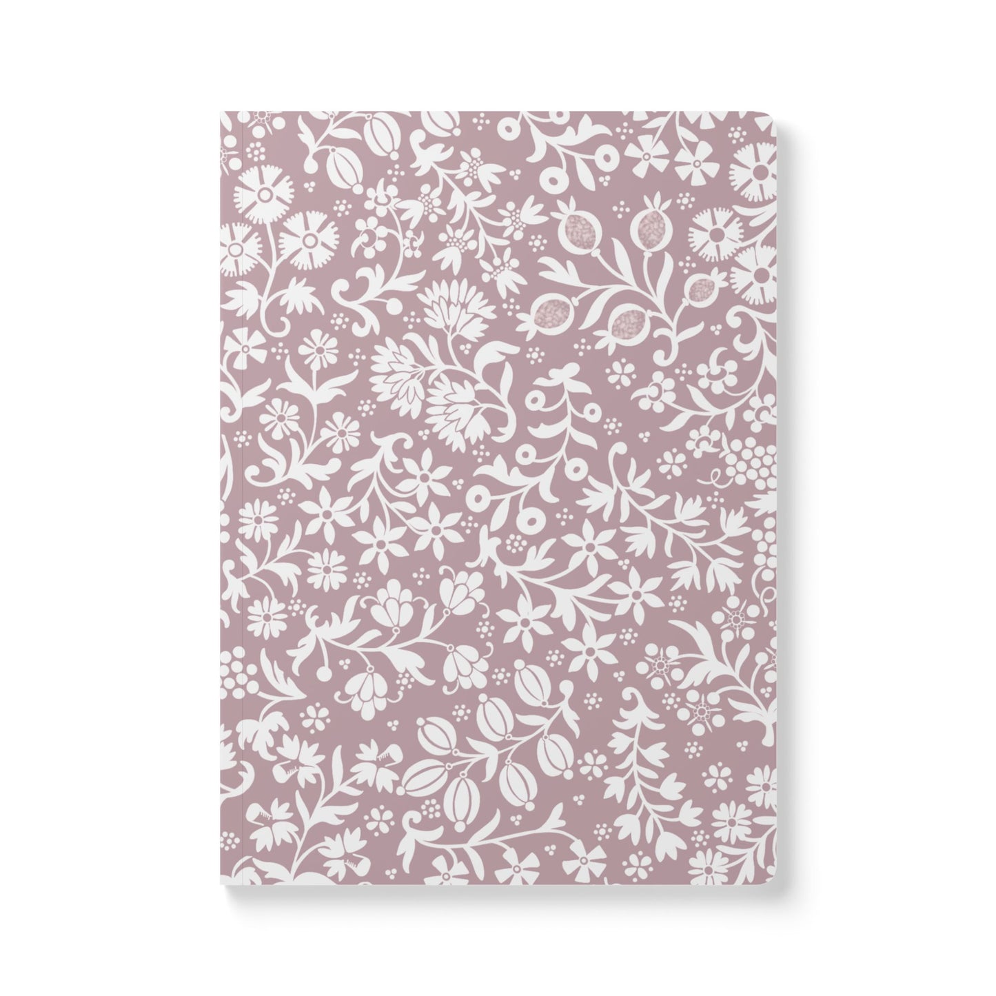 Floral Pattern Softcover Journal