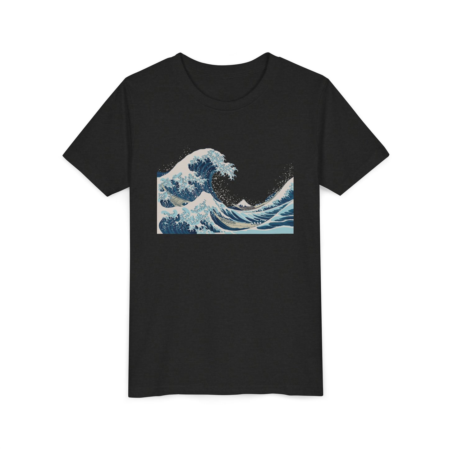 Japanese The Great Wave Youth Tee — Hokusai The Great Wave Graphic Shirt