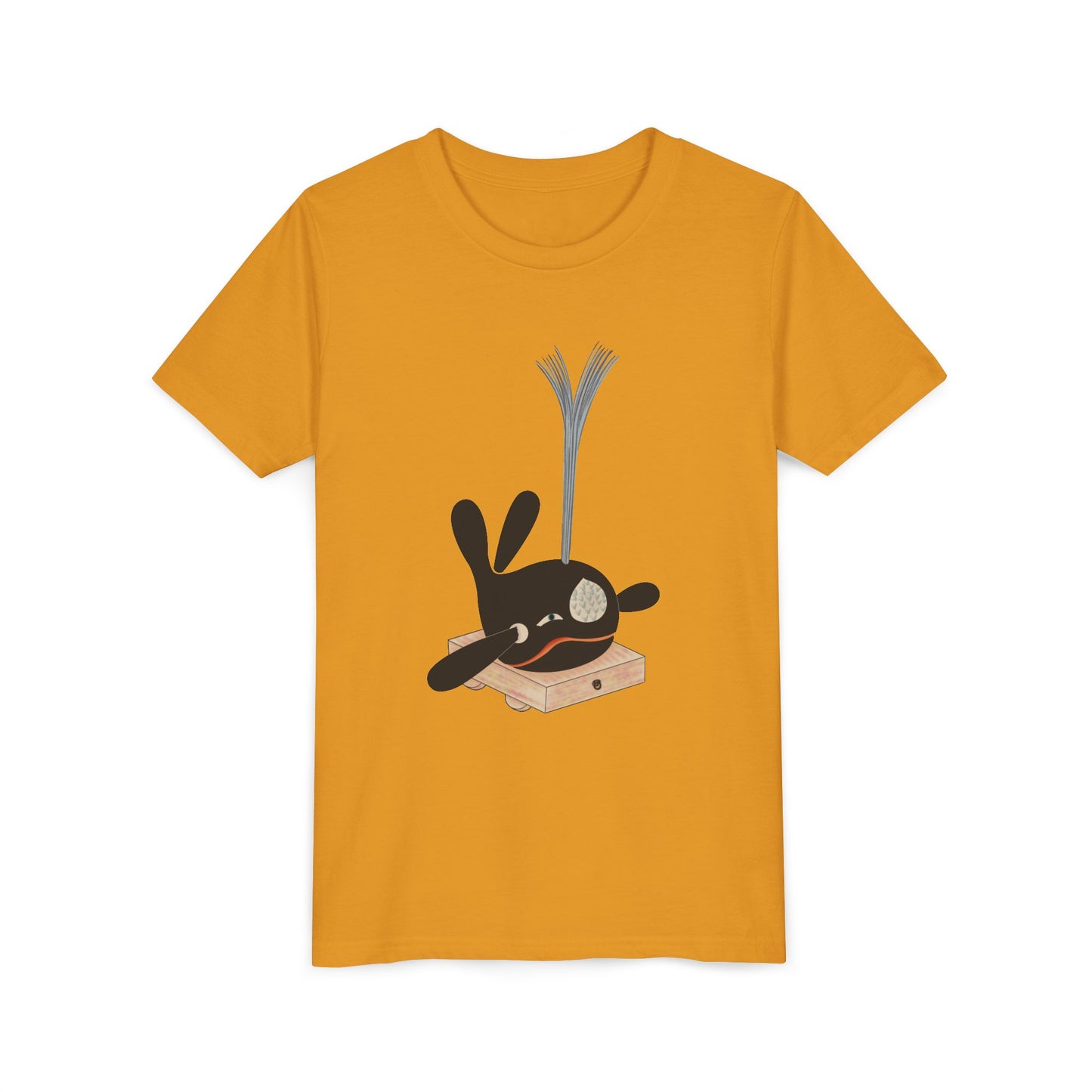 Vintage Japanese Toy Whale Youth T-Shirt — "Kujira no Shoufuki" Whale on Crate Youth Tee