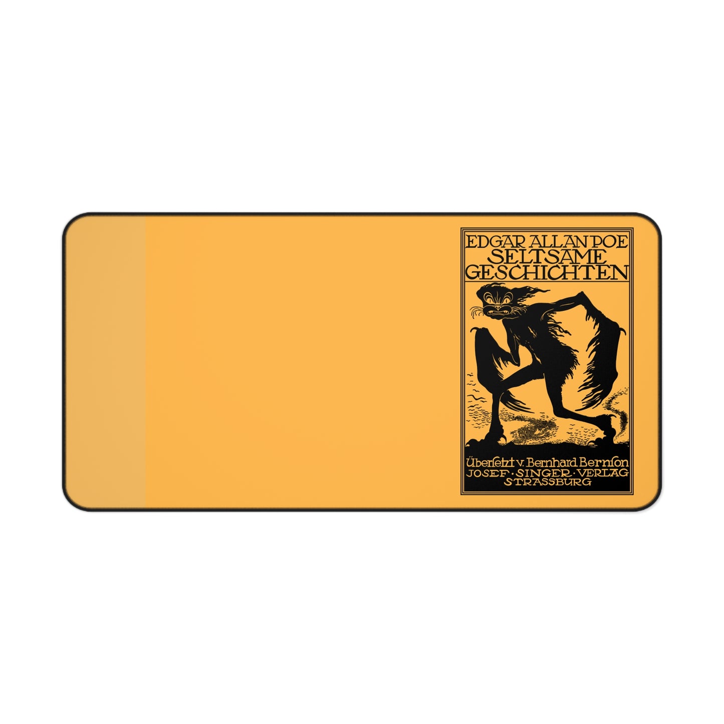 Edgar Allan Poe Vintage Book Cover Desk Mat