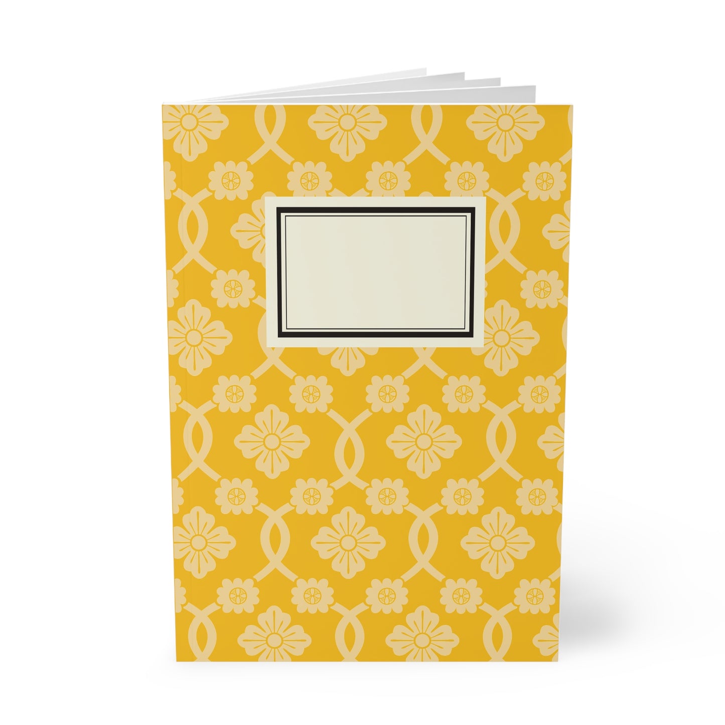 Elegant Floral Softcover Notebook